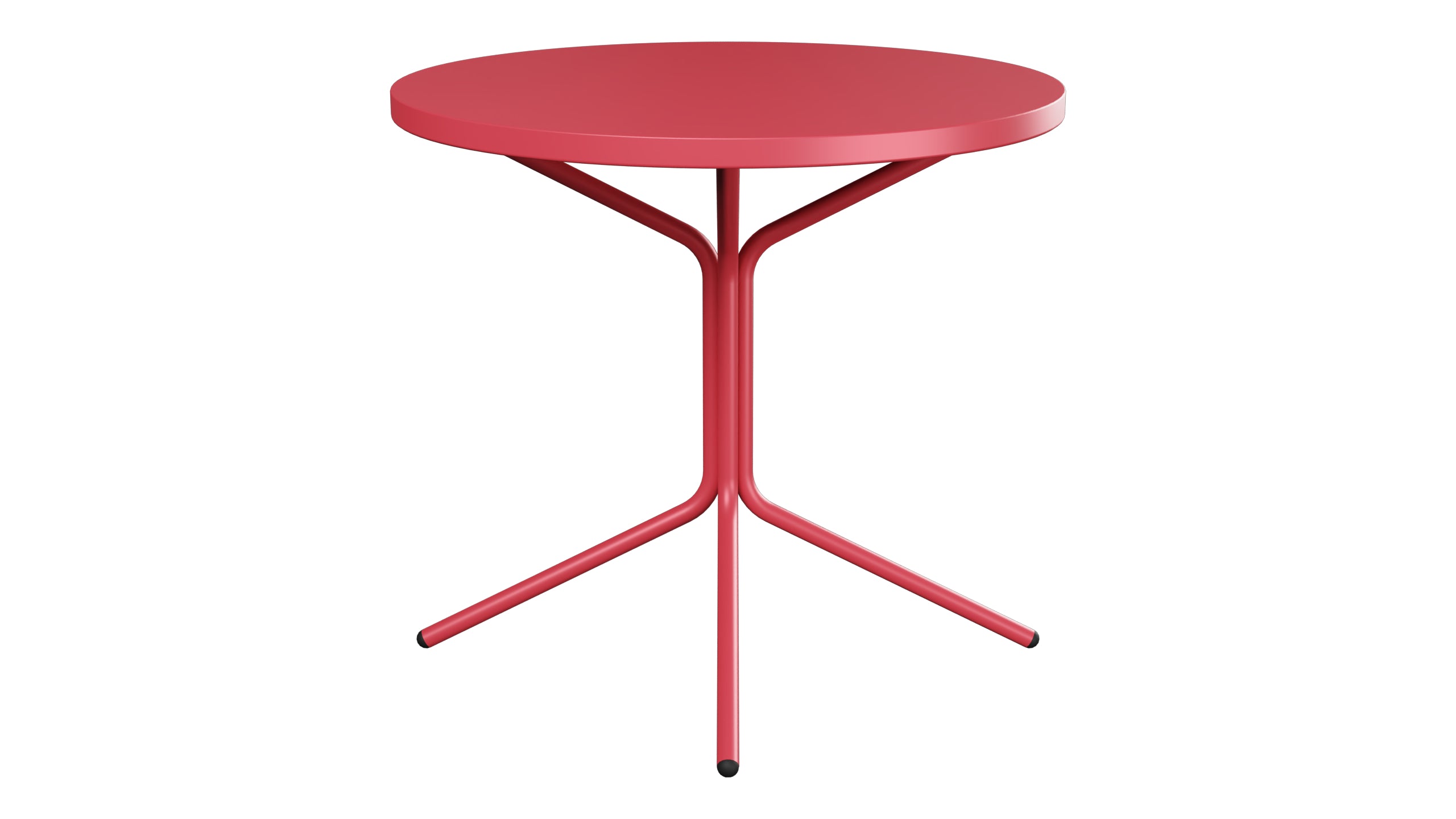 PIX Metall-Gartentisch ø80 / 72 in Ahornrot präsentiert im Onlineshop von KAQTU Design AG. Gartentisch ist von Schaffner