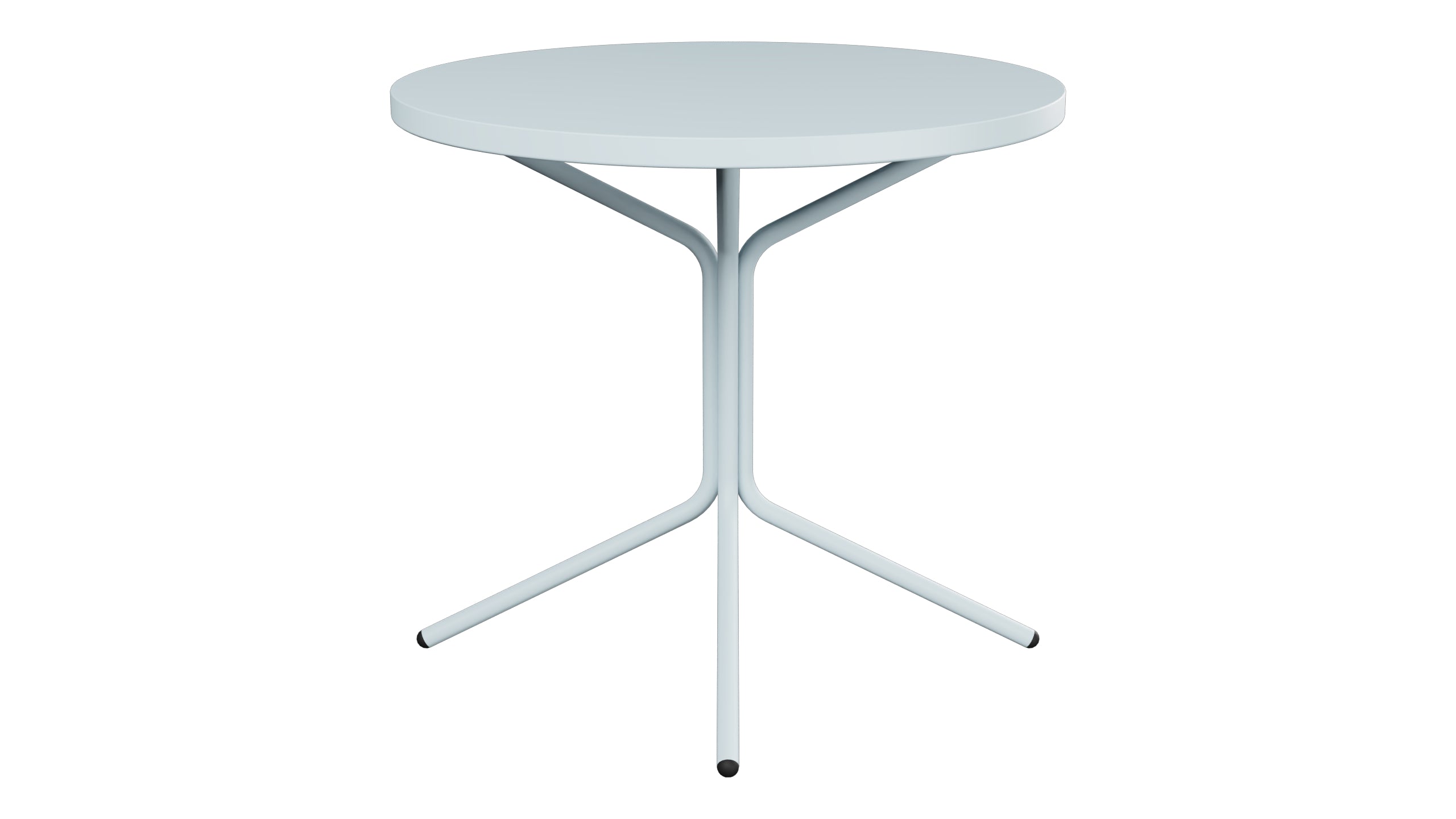 PIX Metall-Gartentisch ø80 / 72 in Pastellblau präsentiert im Onlineshop von KAQTU Design AG. Gartentisch ist von Schaffner