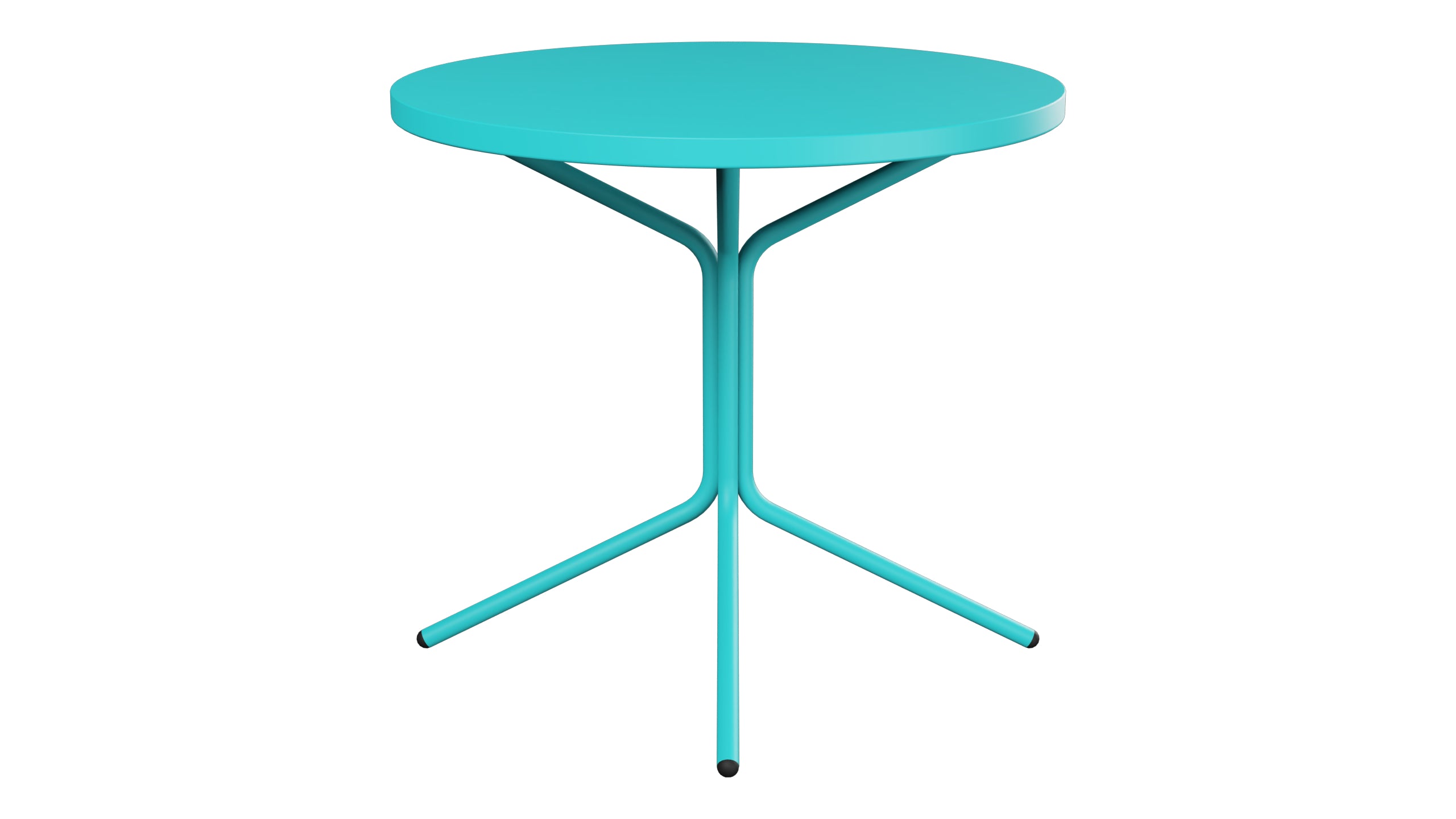 PIX Metall-Gartentisch ø80 / 72 in Türkis präsentiert im Onlineshop von KAQTU Design AG. Gartentisch ist von Schaffner