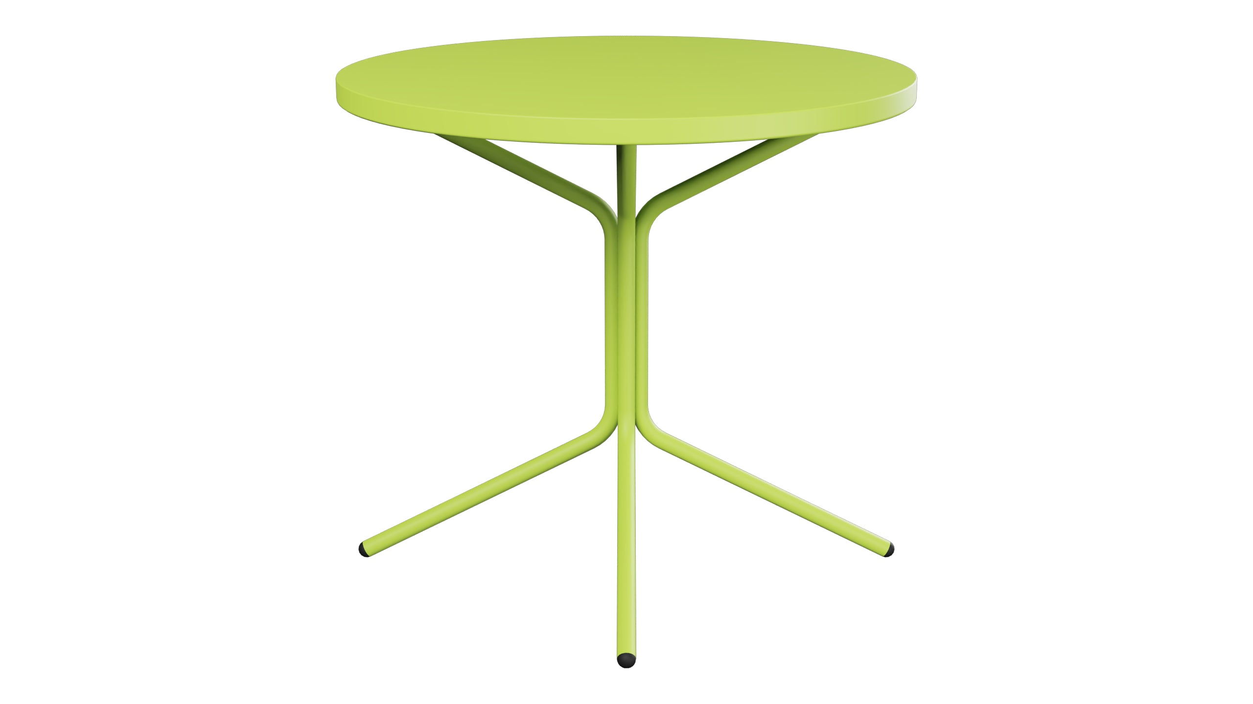 PIX Metall-Gartentisch ø80 / 72 in Hellgrün präsentiert im Onlineshop von KAQTU Design AG. Gartentisch ist von Schaffner