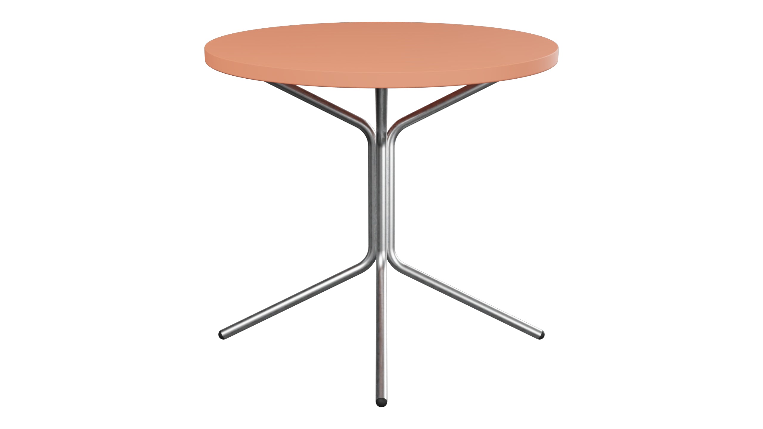 PIX Metall-Gartentisch ø80 / 72 in Pastellterracotta präsentiert im Onlineshop von KAQTU Design AG. Gartentisch ist von Schaffner