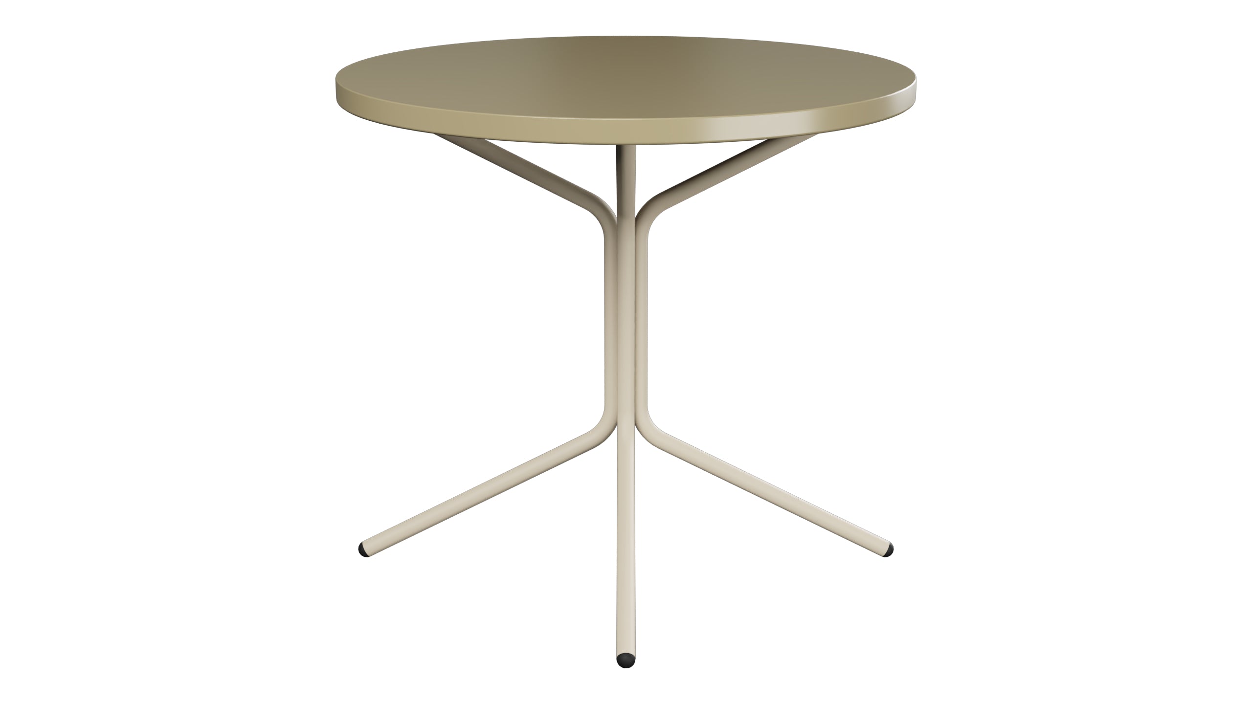 PIX Metall-Gartentisch ø80 / 72 in Champagner präsentiert im Onlineshop von KAQTU Design AG. Gartentisch ist von Schaffner