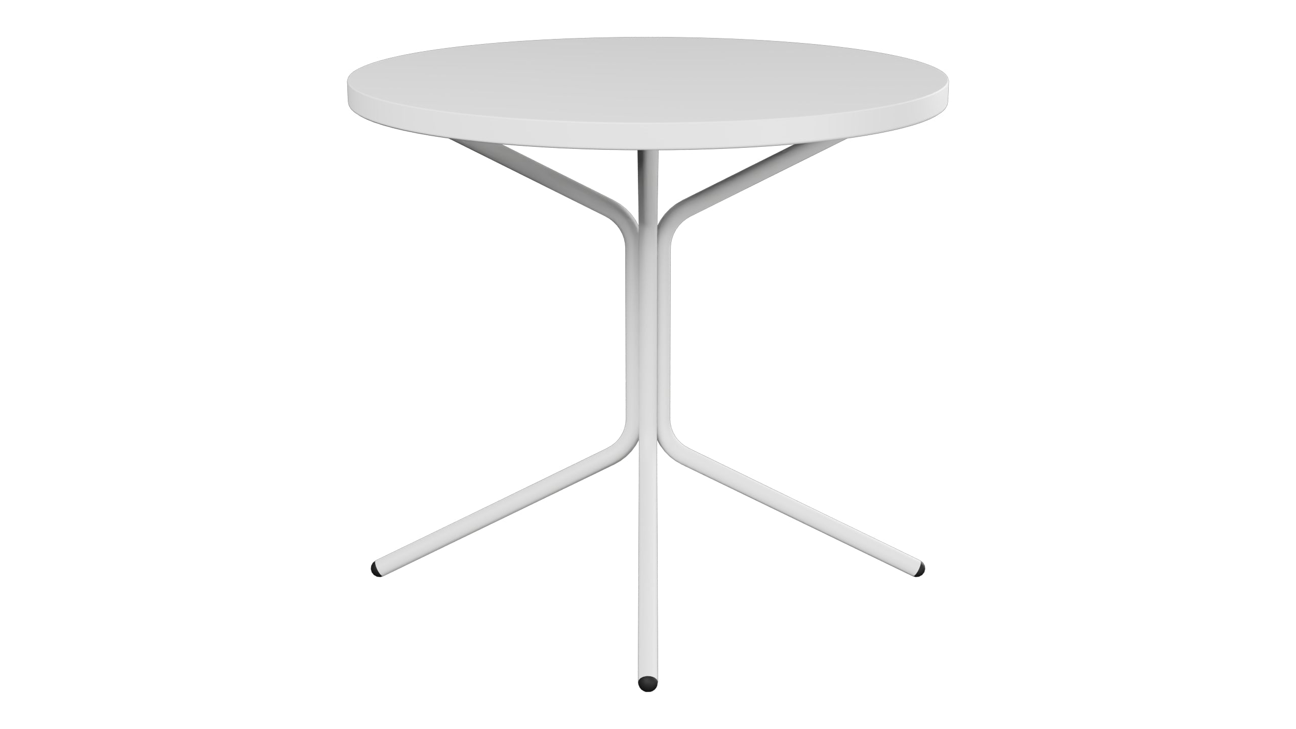 PIX Metall-Gartentisch ø80 / 72 in Weiss präsentiert im Onlineshop von KAQTU Design AG. Gartentisch ist von Schaffner