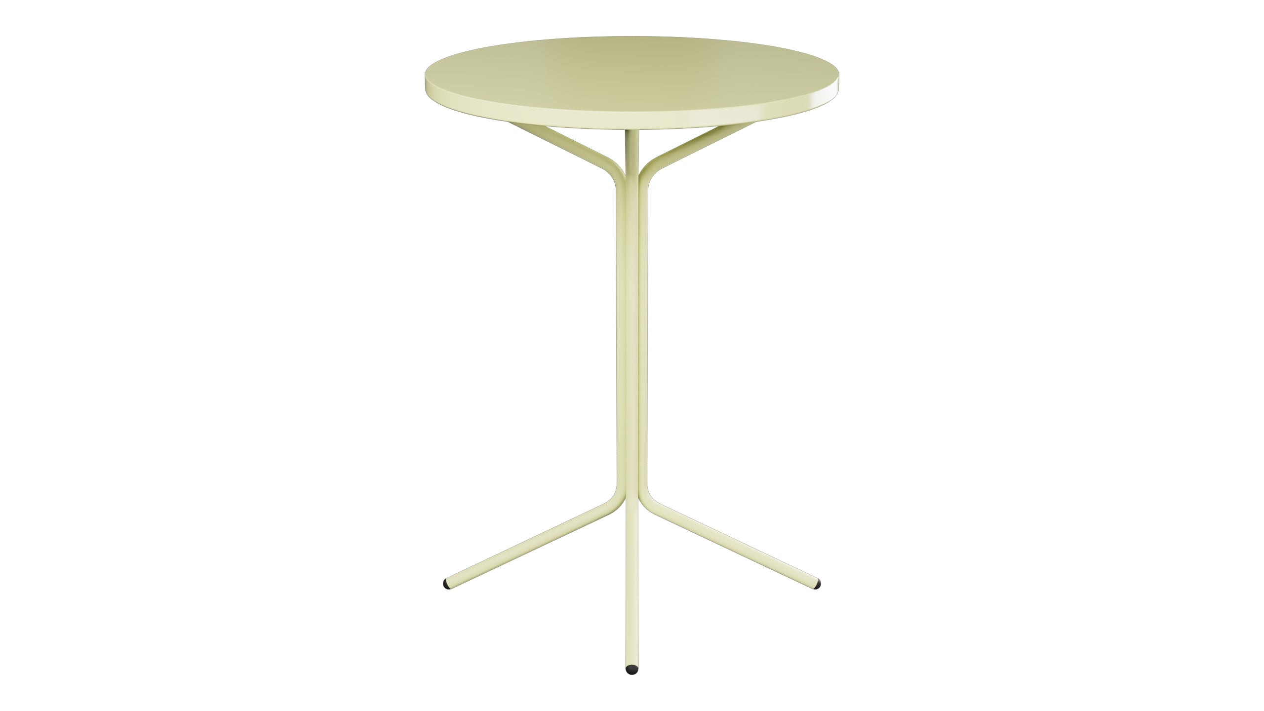 PIX Metall-Stehtisch Outdoor ø80 / 110 in Buchsbaumgelb präsentiert im Onlineshop von KAQTU Design AG. Hochtisch Outdoor ist von Schaffner