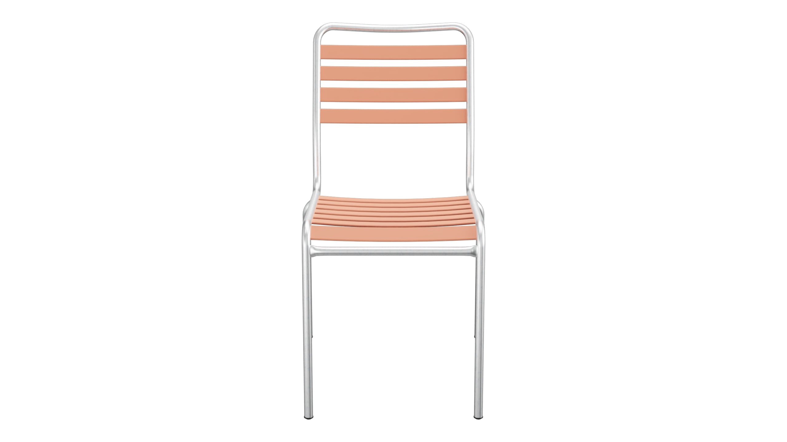 Rigi Lättli-Gartenstuhl ohne Armlehne in Pastellterracotta präsentiert im Onlineshop von KAQTU Design AG. Gartenstuhl ist von Schaffner