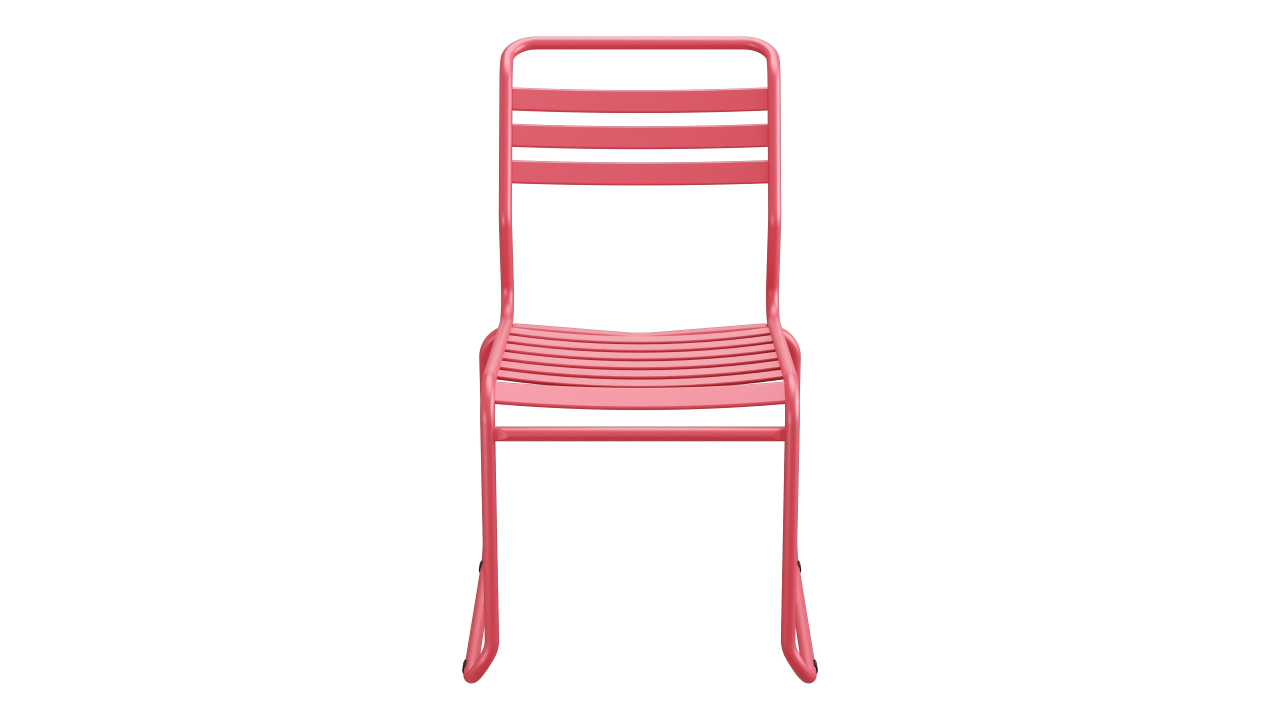 Säntis Lättli-Gartenstuhl ohne Armlehne Kufen in Ahornrot präsentiert im Onlineshop von KAQTU Design AG. Gartenstuhl ist von Schaffner