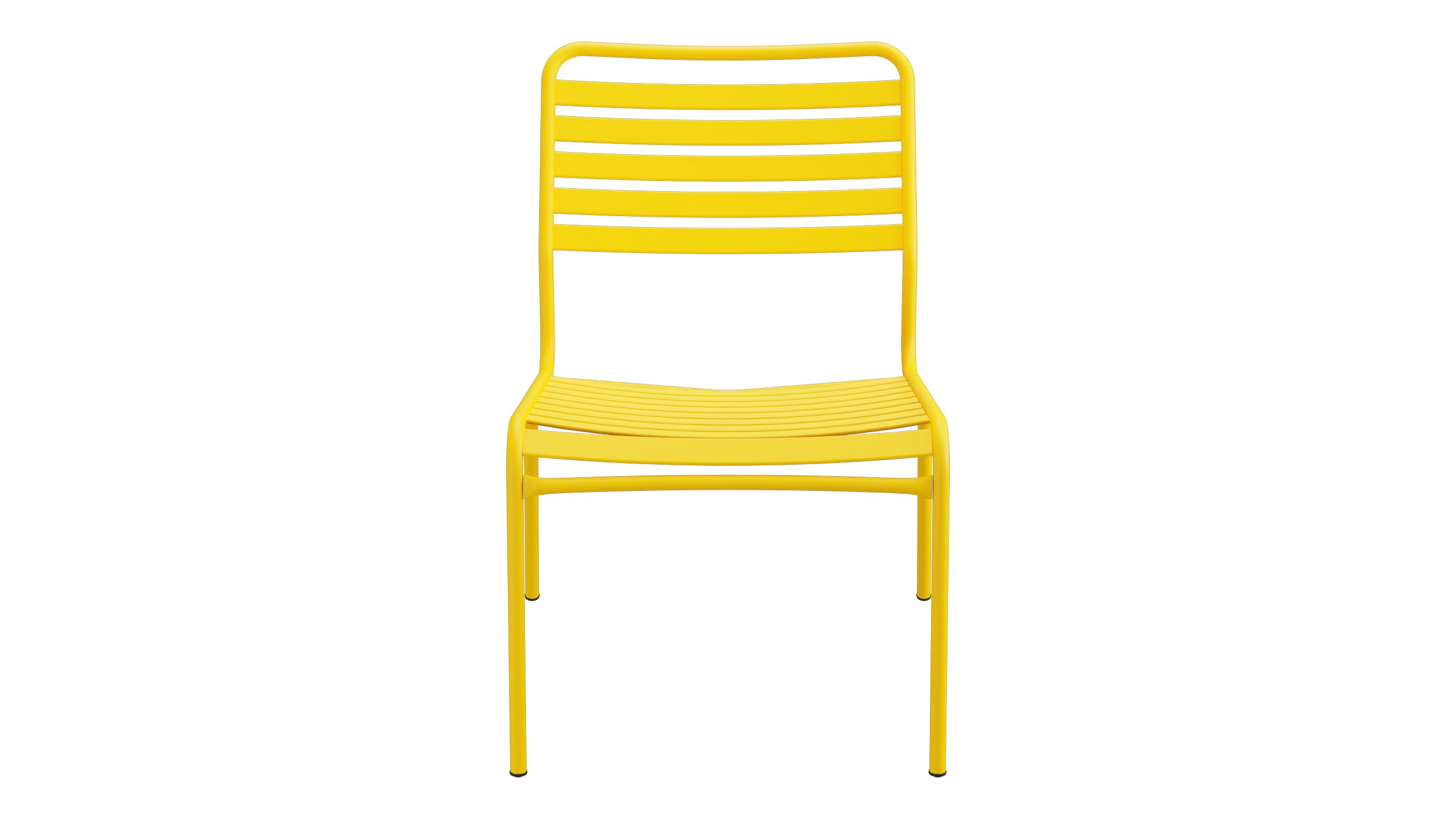 Rigi Lättli-Salonsessel ohne Armlehne in Gelb präsentiert im Onlineshop von KAQTU Design AG. Outdoor-Sessel ist von Schaffner