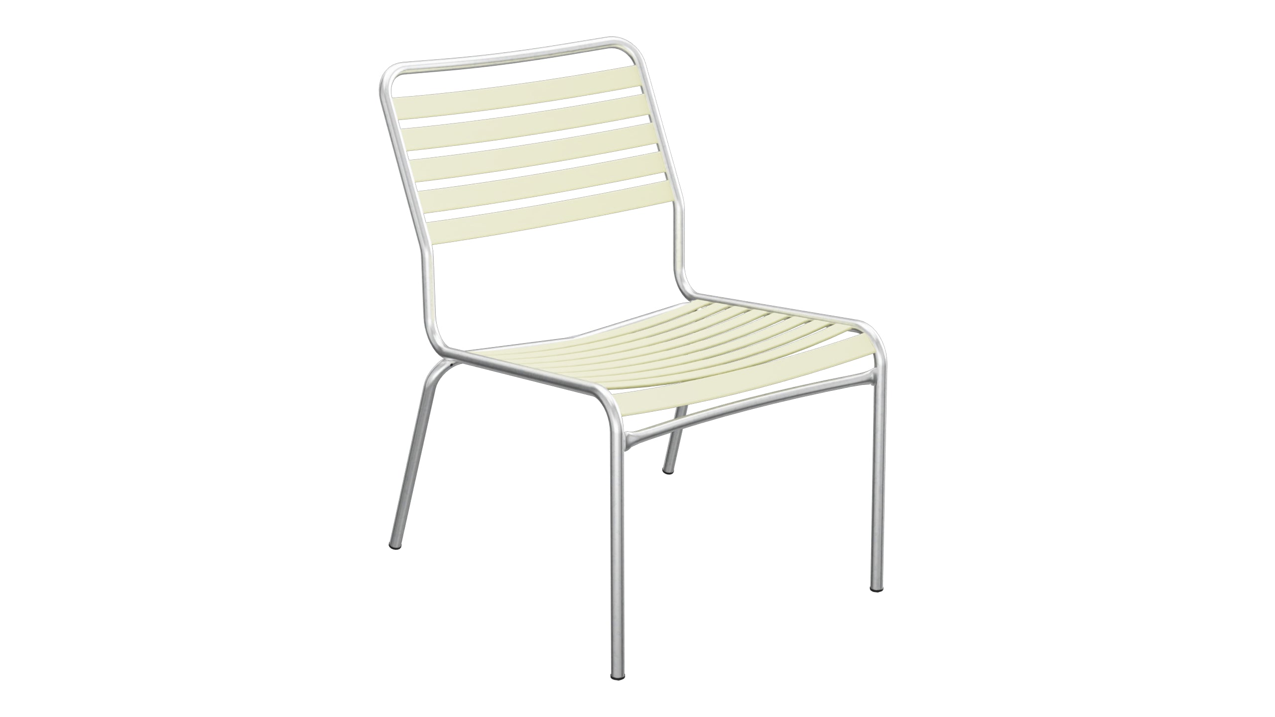 Rigi Lättli-Salonsessel ohne Armlehne in Buchsbaumgelb präsentiert im Onlineshop von KAQTU Design AG. Outdoor-Sessel ist von Schaffner