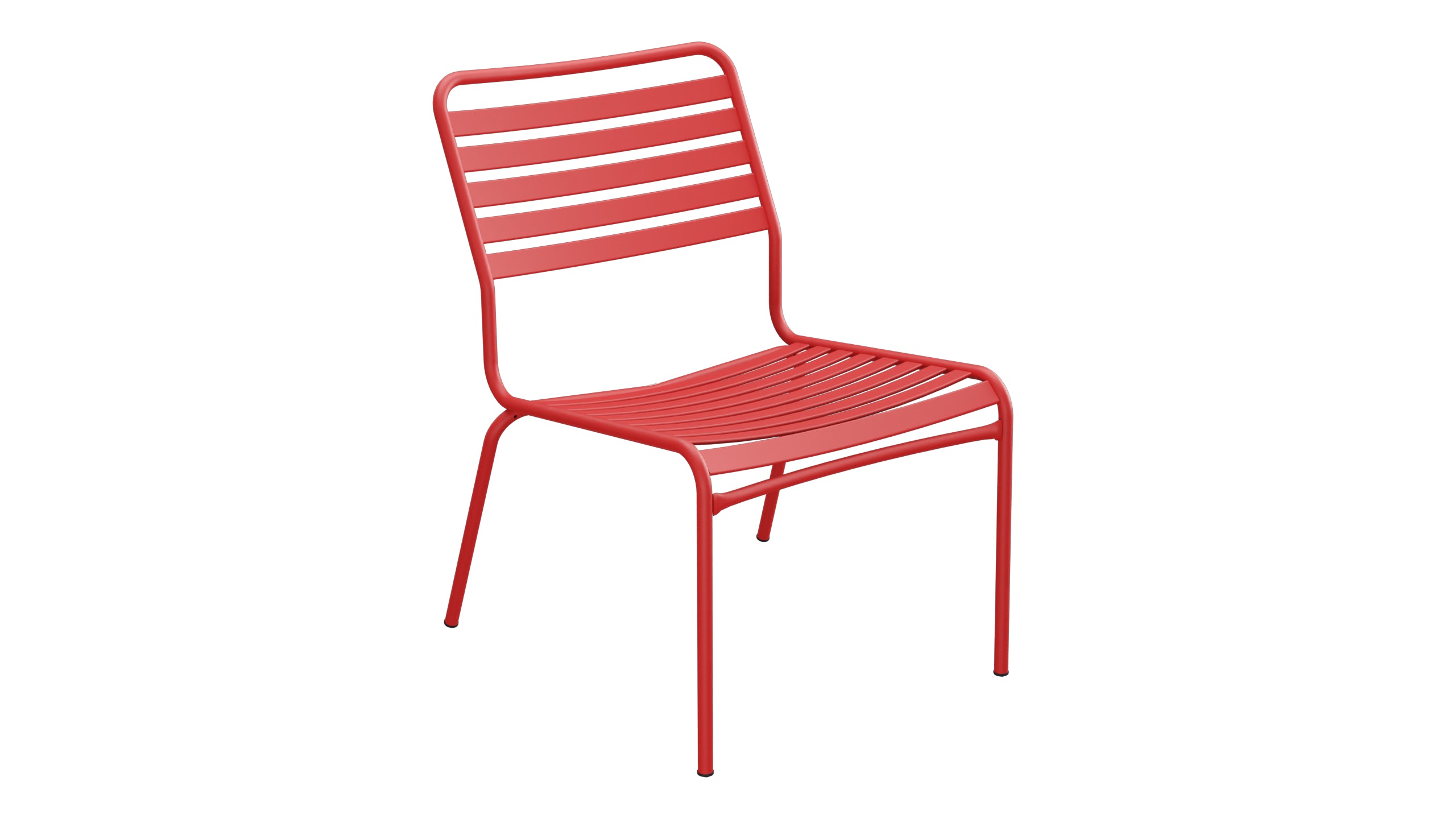 Rigi Lättli-Salonsessel ohne Armlehne in Rot präsentiert im Onlineshop von KAQTU Design AG. Outdoor-Sessel ist von Schaffner