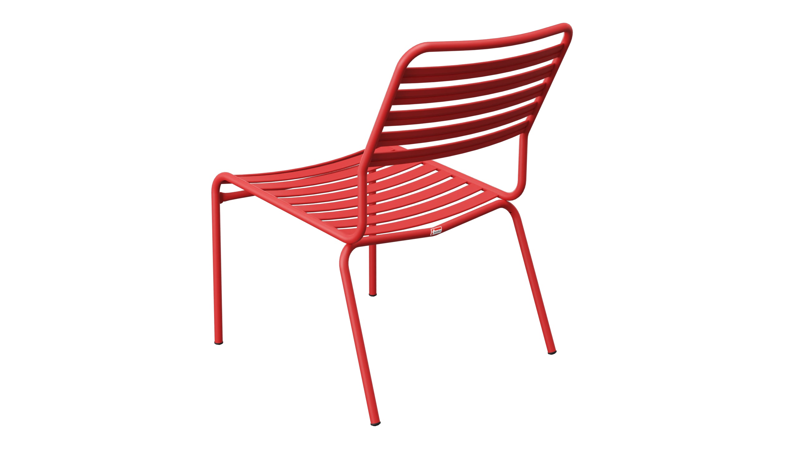 Rigi Lättli-Salonsessel ohne Armlehne in Rot präsentiert im Onlineshop von KAQTU Design AG. Outdoor-Sessel ist von Schaffner