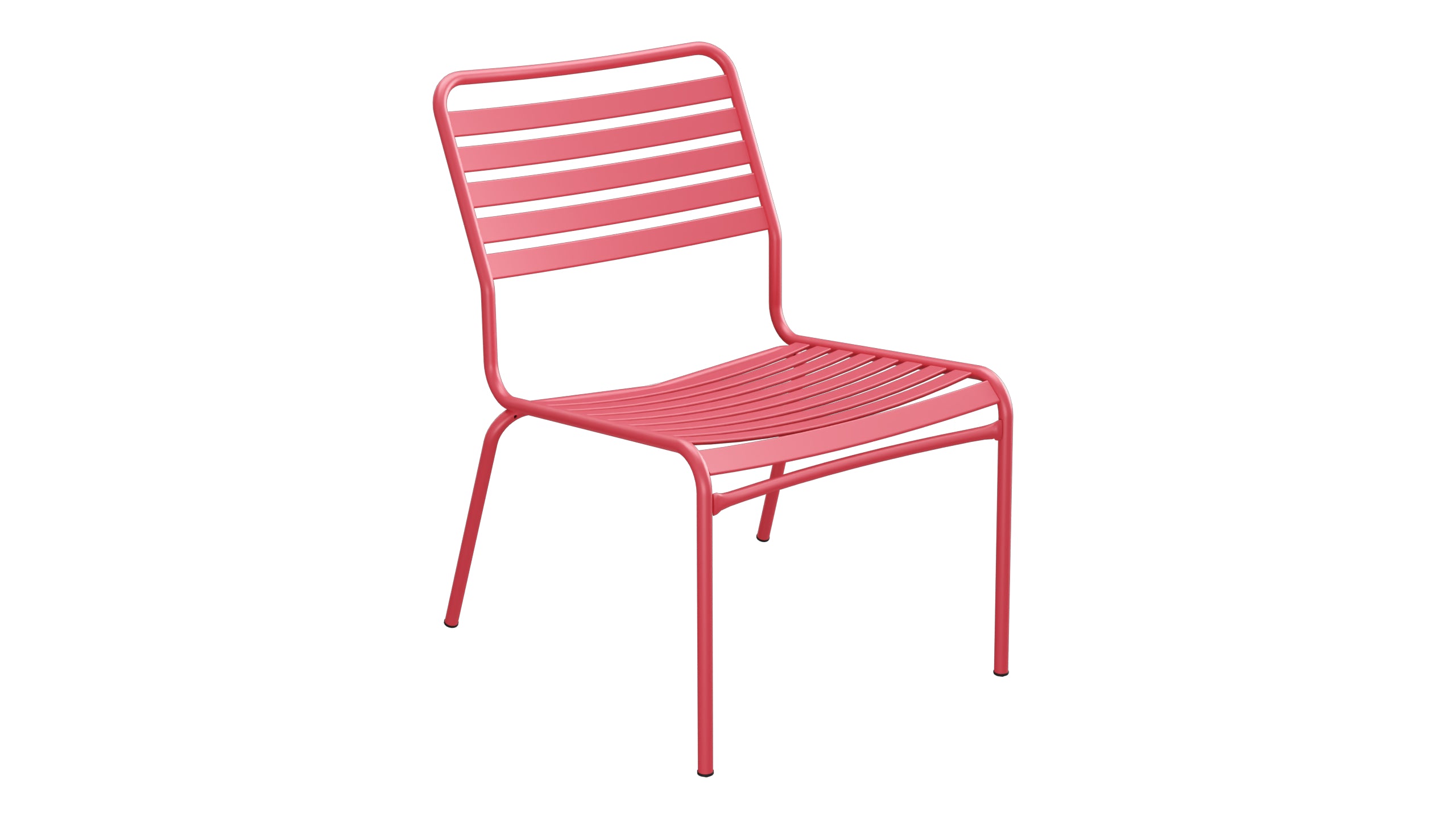 Rigi Lättli-Salonsessel ohne Armlehne in Ahornrot präsentiert im Onlineshop von KAQTU Design AG. Outdoor-Sessel ist von Schaffner