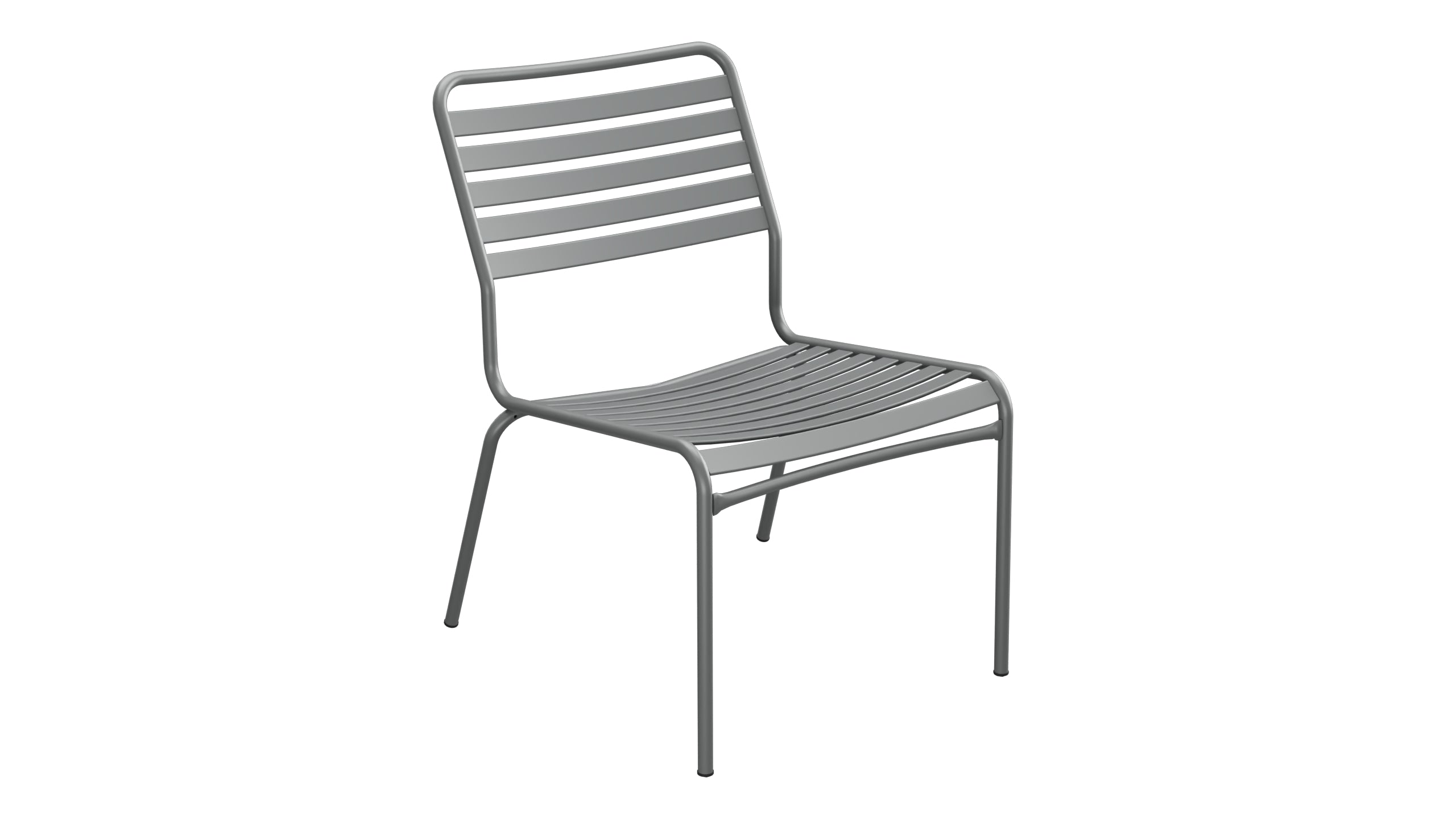 Rigi Lättli-Salonsessel ohne Armlehne in Graphit präsentiert im Onlineshop von KAQTU Design AG. Outdoor-Sessel ist von Schaffner