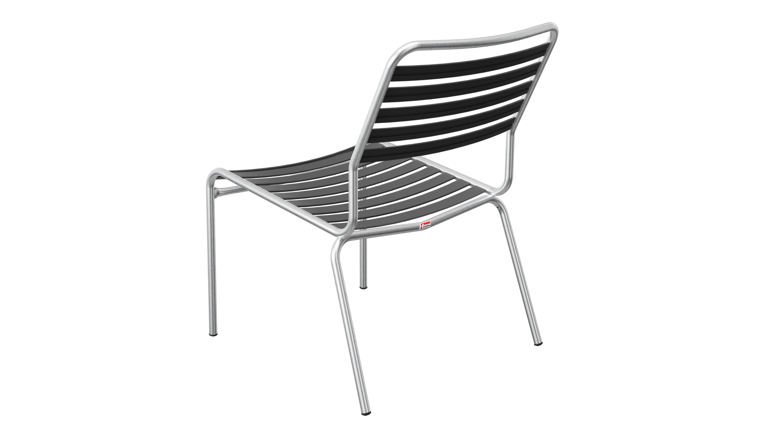 Rigi Lättli-Salonsessel ohne Armlehne in Anthrazit präsentiert im Onlineshop von KAQTU Design AG. Outdoor-Sessel ist von Schaffner
