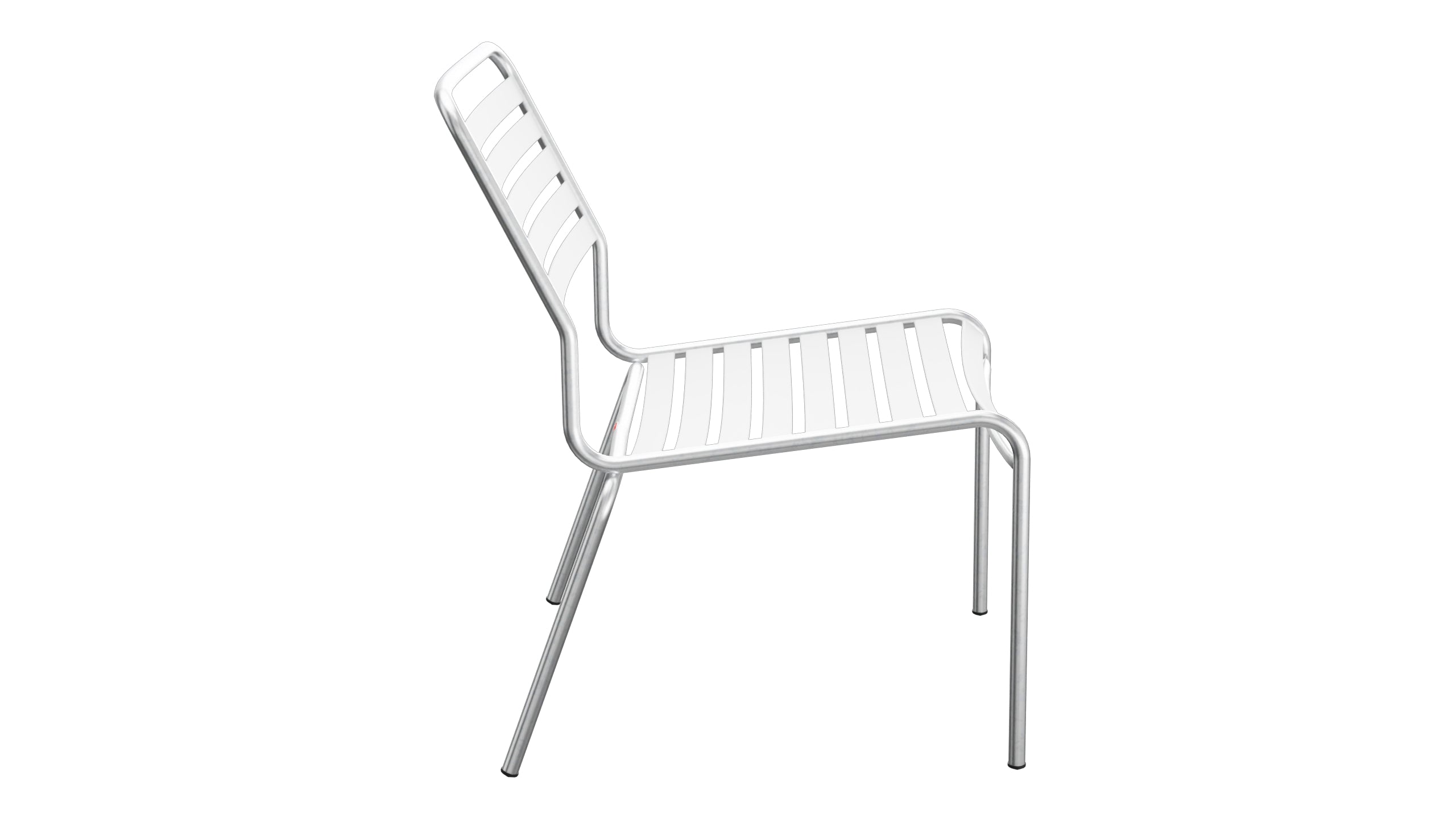 Rigi Lättli-Salonsessel ohne Armlehne in Weiss präsentiert im Onlineshop von KAQTU Design AG. Outdoor-Sessel ist von Schaffner