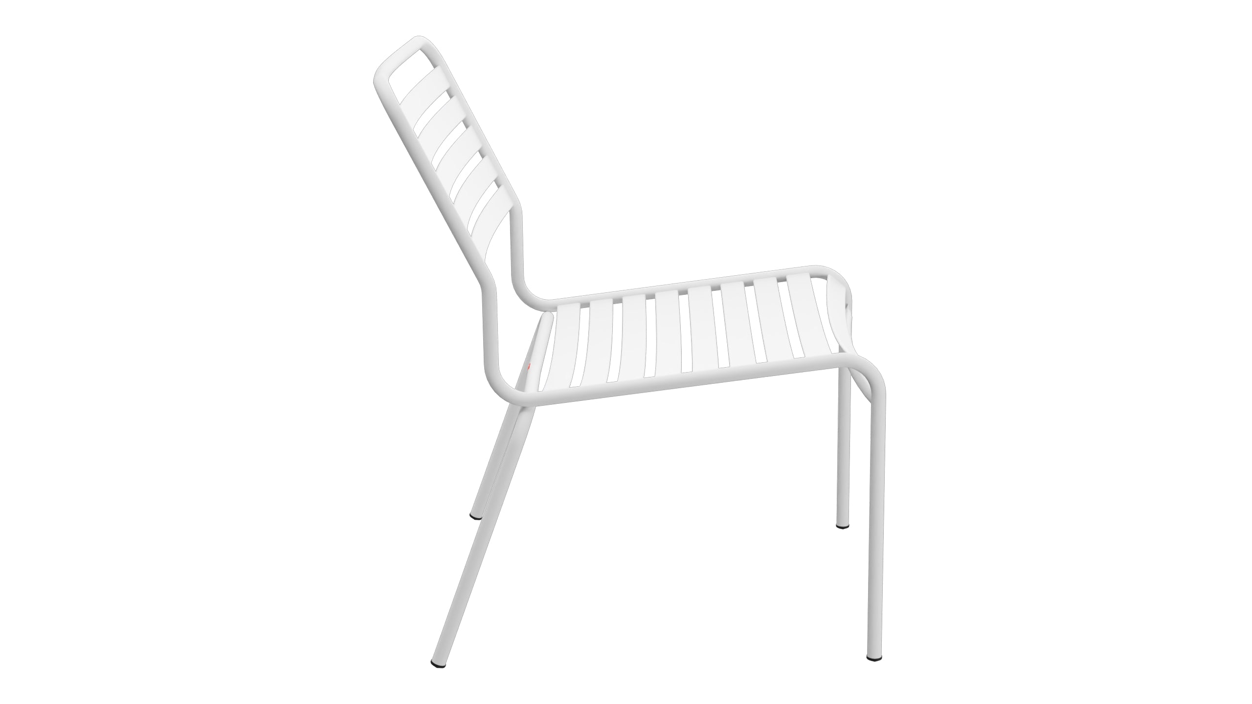 Rigi Lättli-Salonsessel ohne Armlehne in Weiss präsentiert im Onlineshop von KAQTU Design AG. Outdoor-Sessel ist von Schaffner