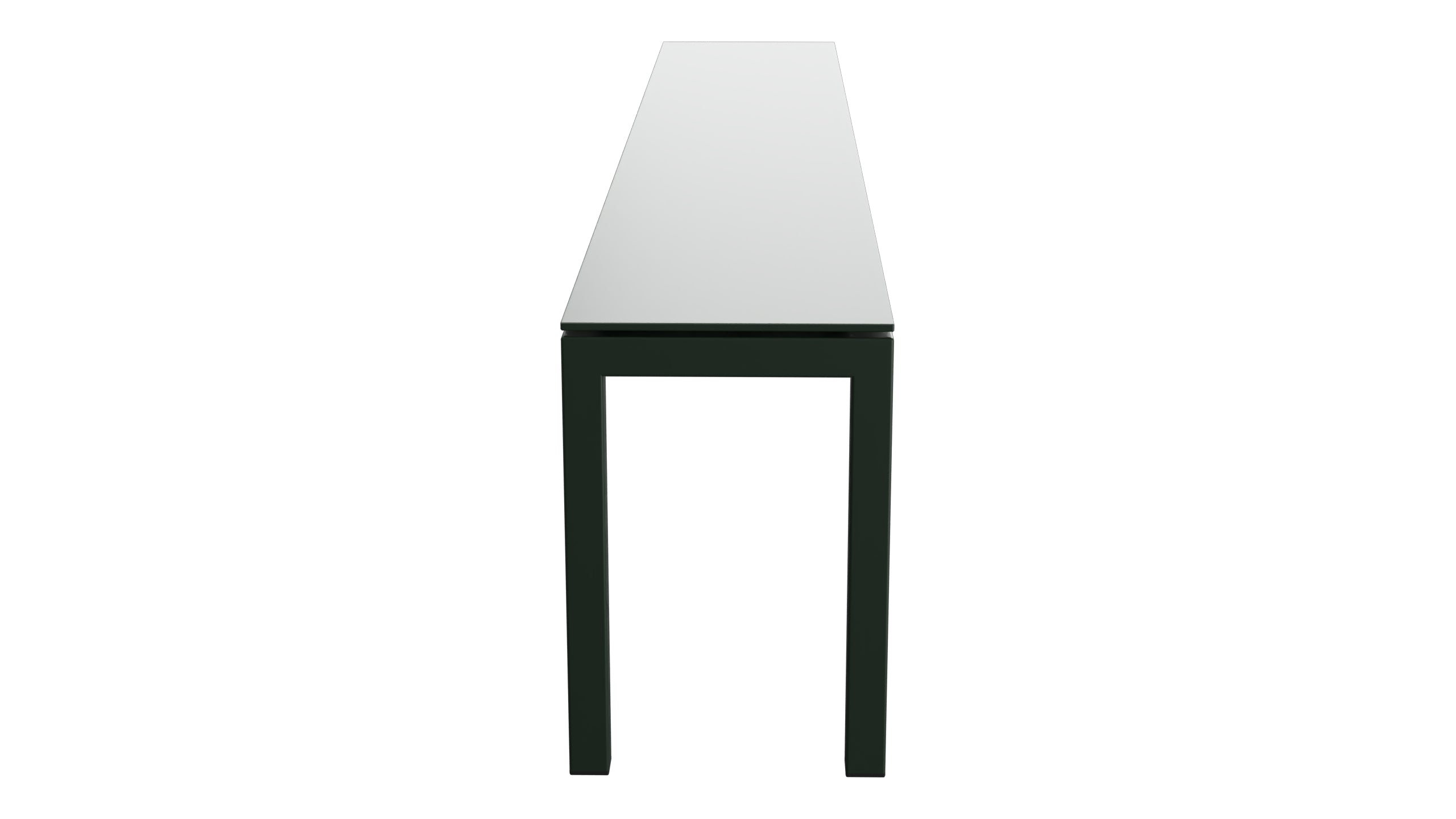 Luzern Glasfaser-Gartenbank 206x32 in Tannengrün präsentiert im Onlineshop von KAQTU Design AG. Gartenbank ist von Schaffner