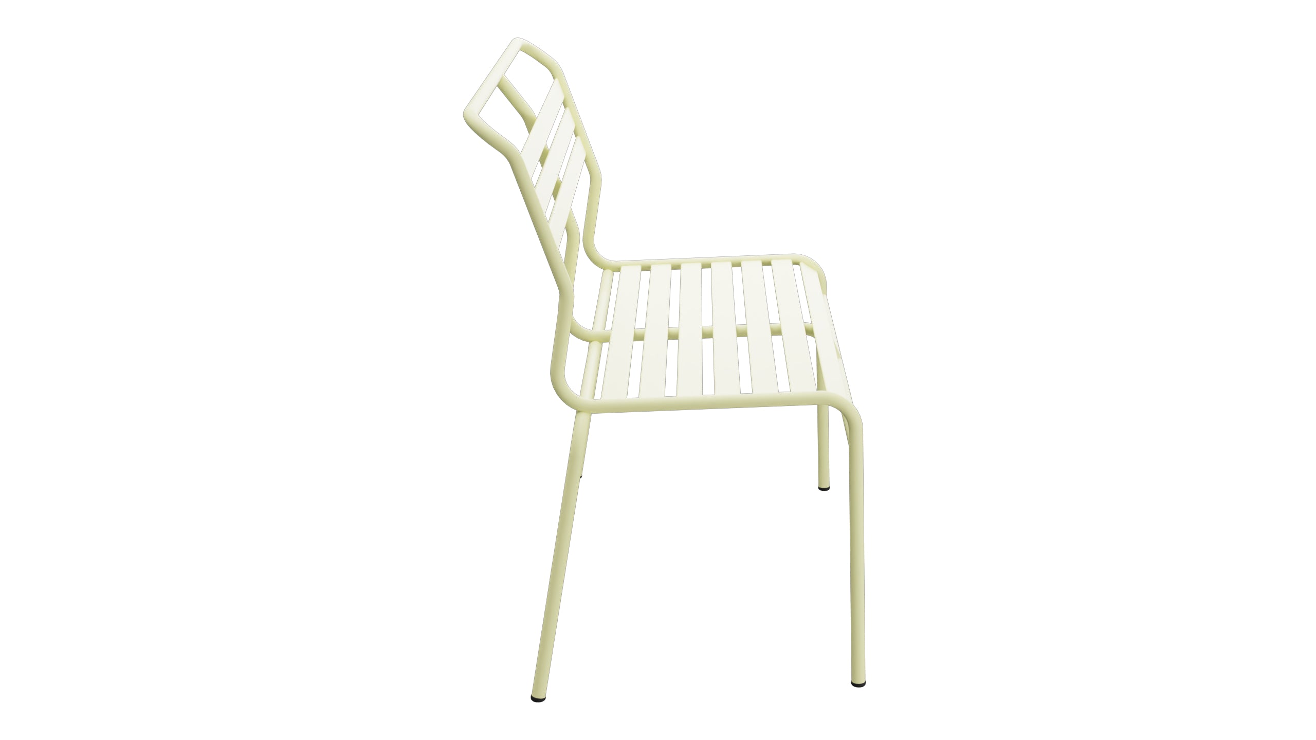 Säntis Lättli-2er Gartenbank ohne Armlehne in Buchsbaumgelb präsentiert im Onlineshop von KAQTU Design AG. Gartenbank ist von Schaffner