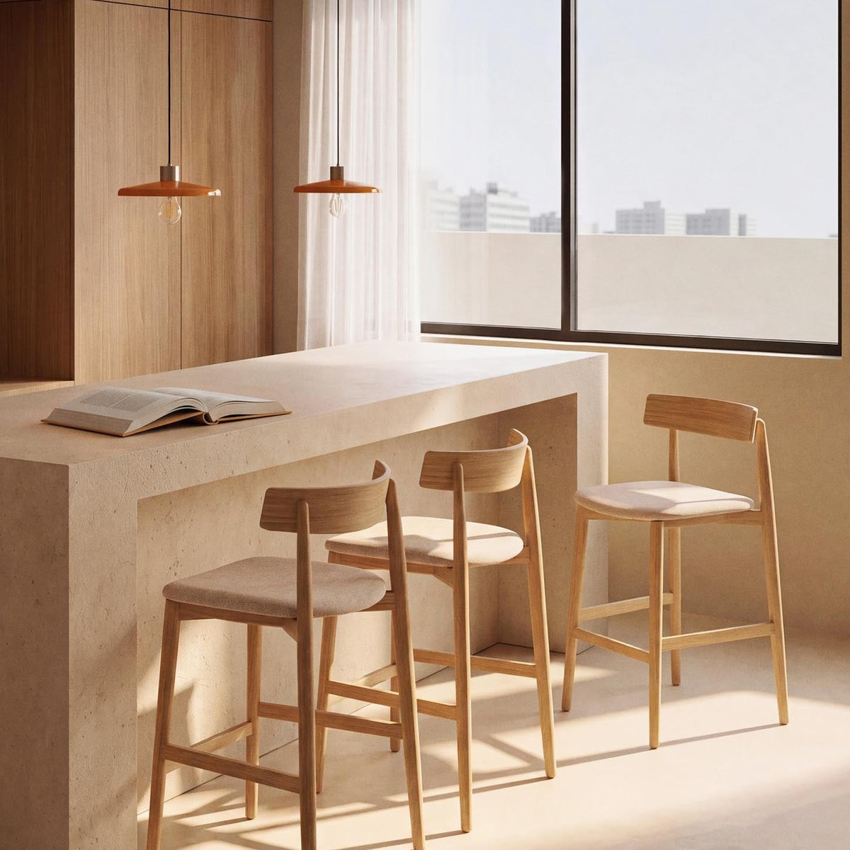 Evera von Kave Home: Eiche trifft Chenille