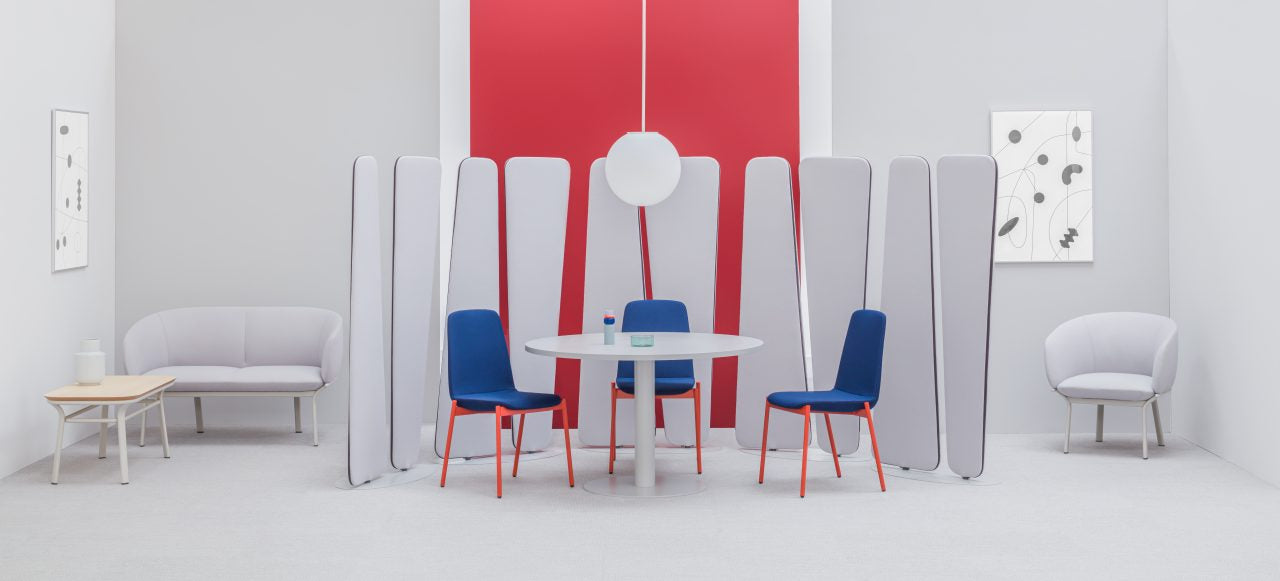 Viva VV02 - freistehende Paneele in Blau präsentiert im Onlineshop von KAQTU Design AG. Paneele ist von Mdd
