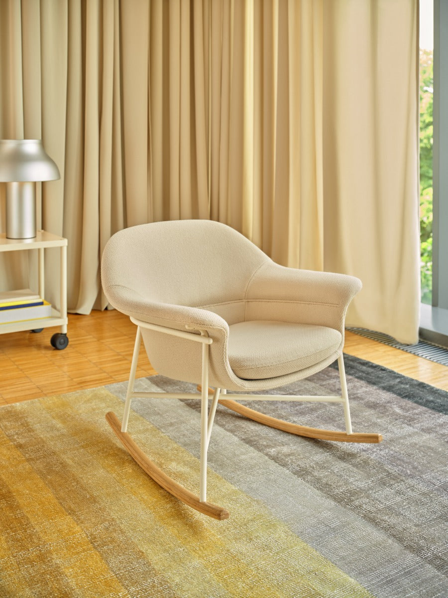 Ismo IS04 - Sessel Schaukelgestell in Vanille präsentiert im Onlineshop von KAQTU Design AG. Sessel ist von Mdd