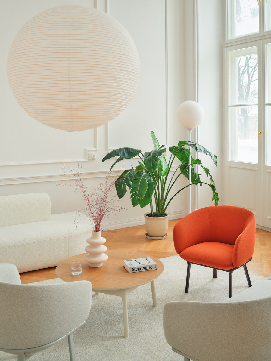 Grace GR01 - Sessel in Ziegelrot präsentiert im Onlineshop von KAQTU Design AG. Sessel ist von Mdd