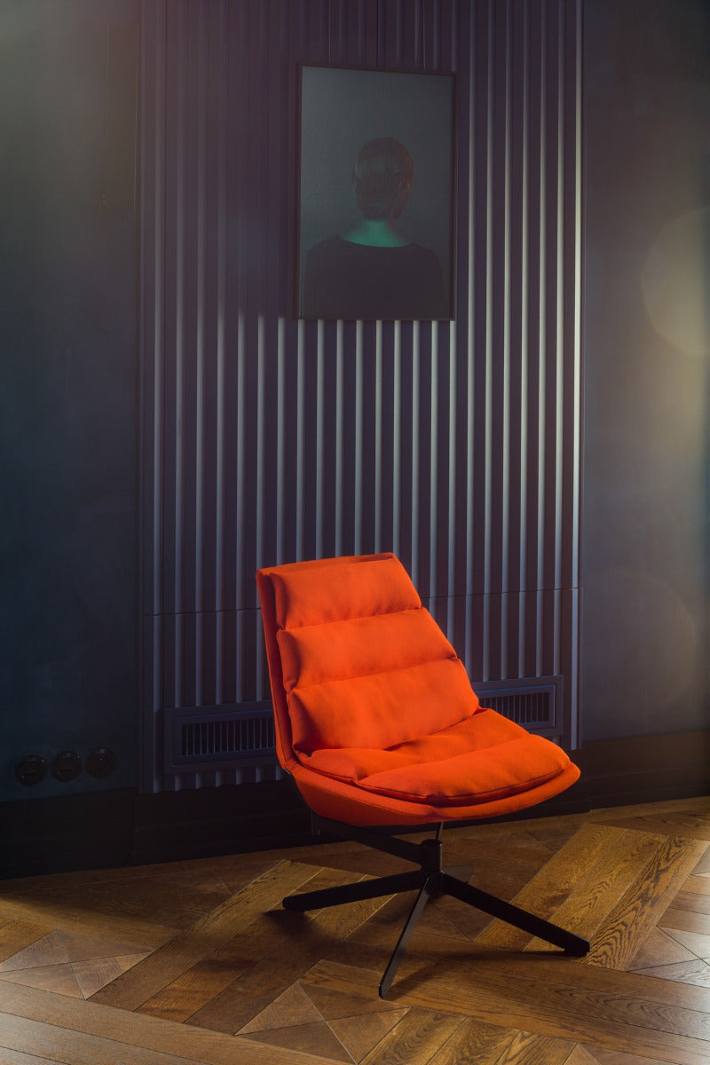 Fat Frank F04 - Sessel in Orange präsentiert im Onlineshop von KAQTU Design AG. Drehsessel ist von Mdd
