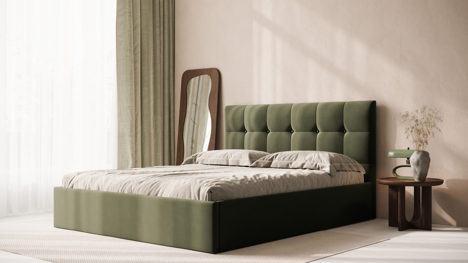 Vielfältige Kopfteile aus Holz, Metall und Stoffen, die deinem Schlafzimmer Eleganz und Komfort verleihen. Perfekt abgestimmt auf deinen Stil.