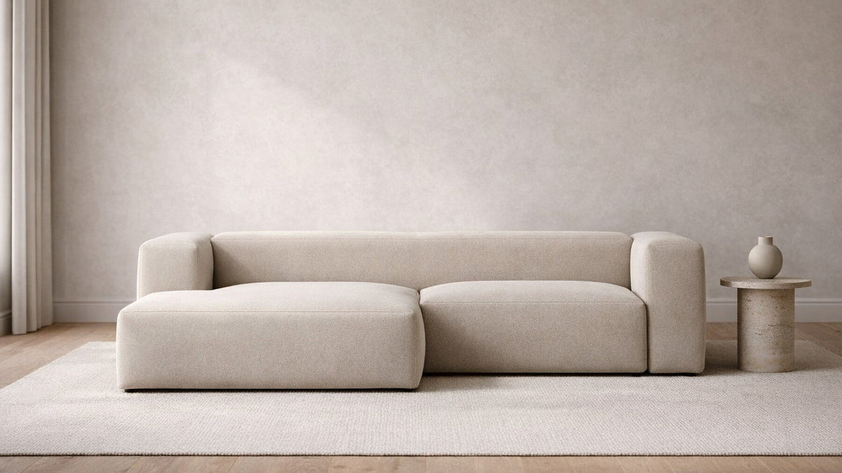 L-Sofa links – Wohnbeispiel