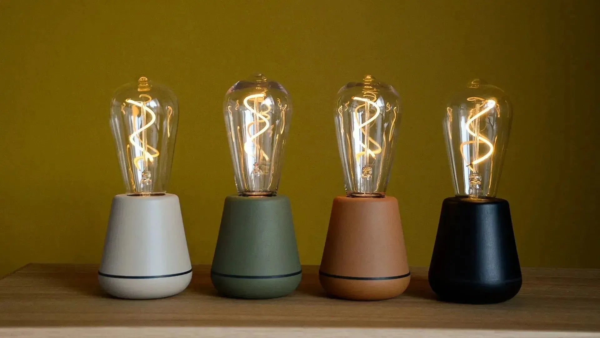 Humble Light: stilvolle, nachhaltige LED-Beleuchtung mit kabellosen Lampen, langlebig und energieeffizient - ideal fürs Wohnzimmer, Büro oder Schlafzimmer