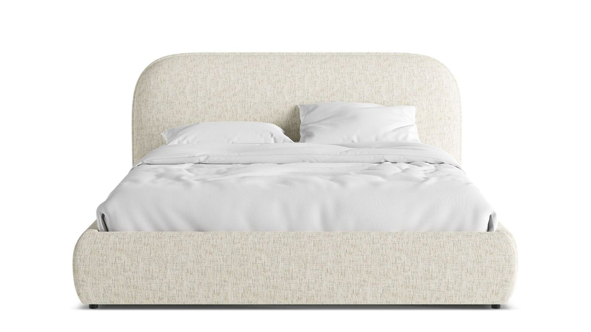 Micadoni Murada Stauraumbett mit Kopfteil in einem modern eingerichteten Schlafzimmer