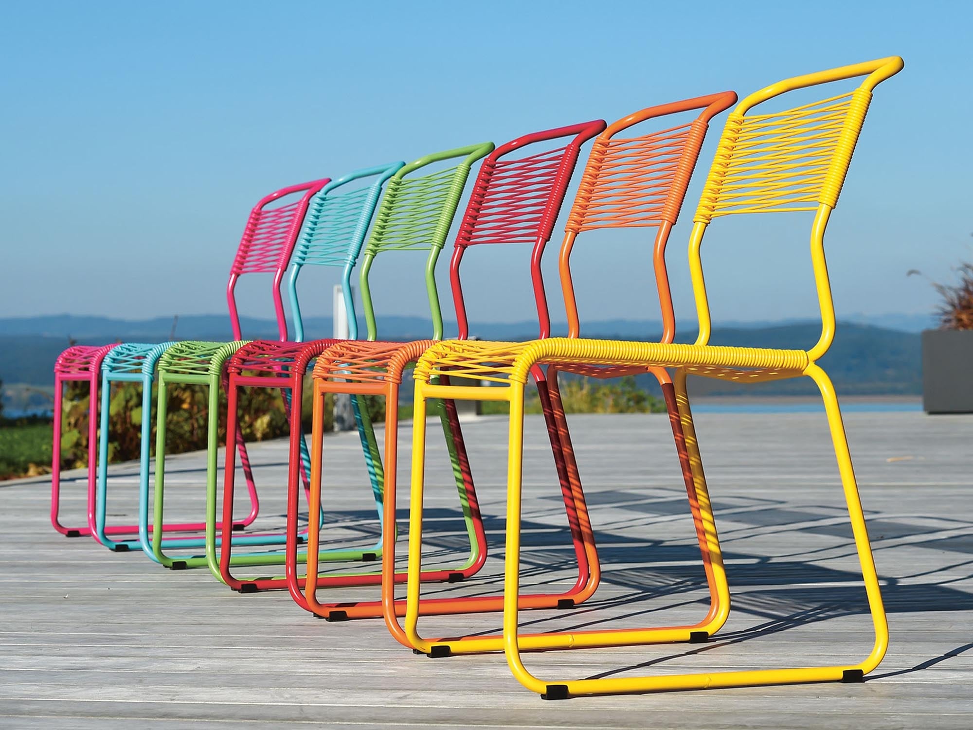 Elegante Schaffner Gartenstühle in modernem Design, ideal für stilvolle Outdoor-Bereiche und entspannte Stunden im Freien.