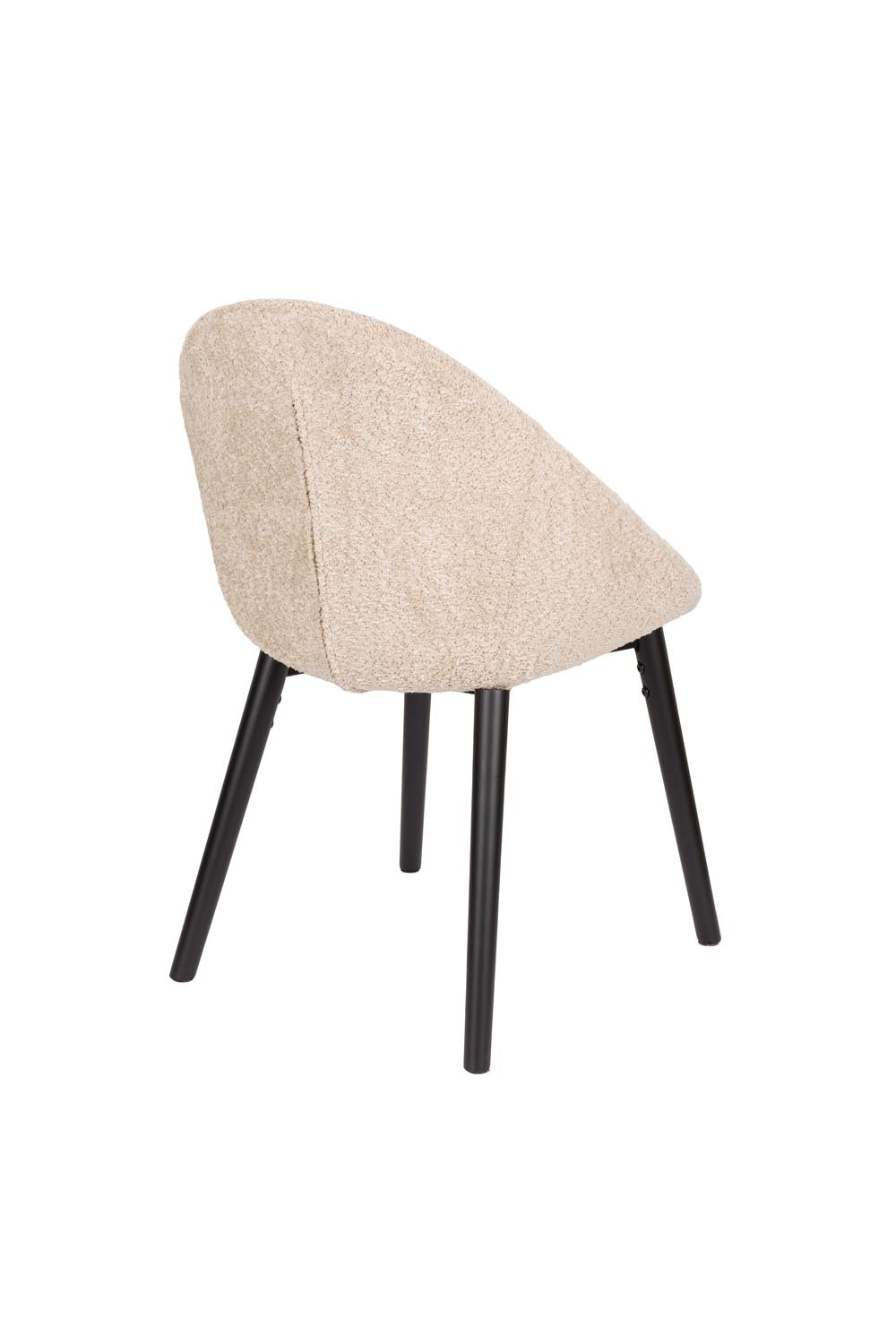 Fenna Stuhl in Beige präsentiert im Onlineshop von KAQTU Design AG. Stuhl ist von Dutchbone