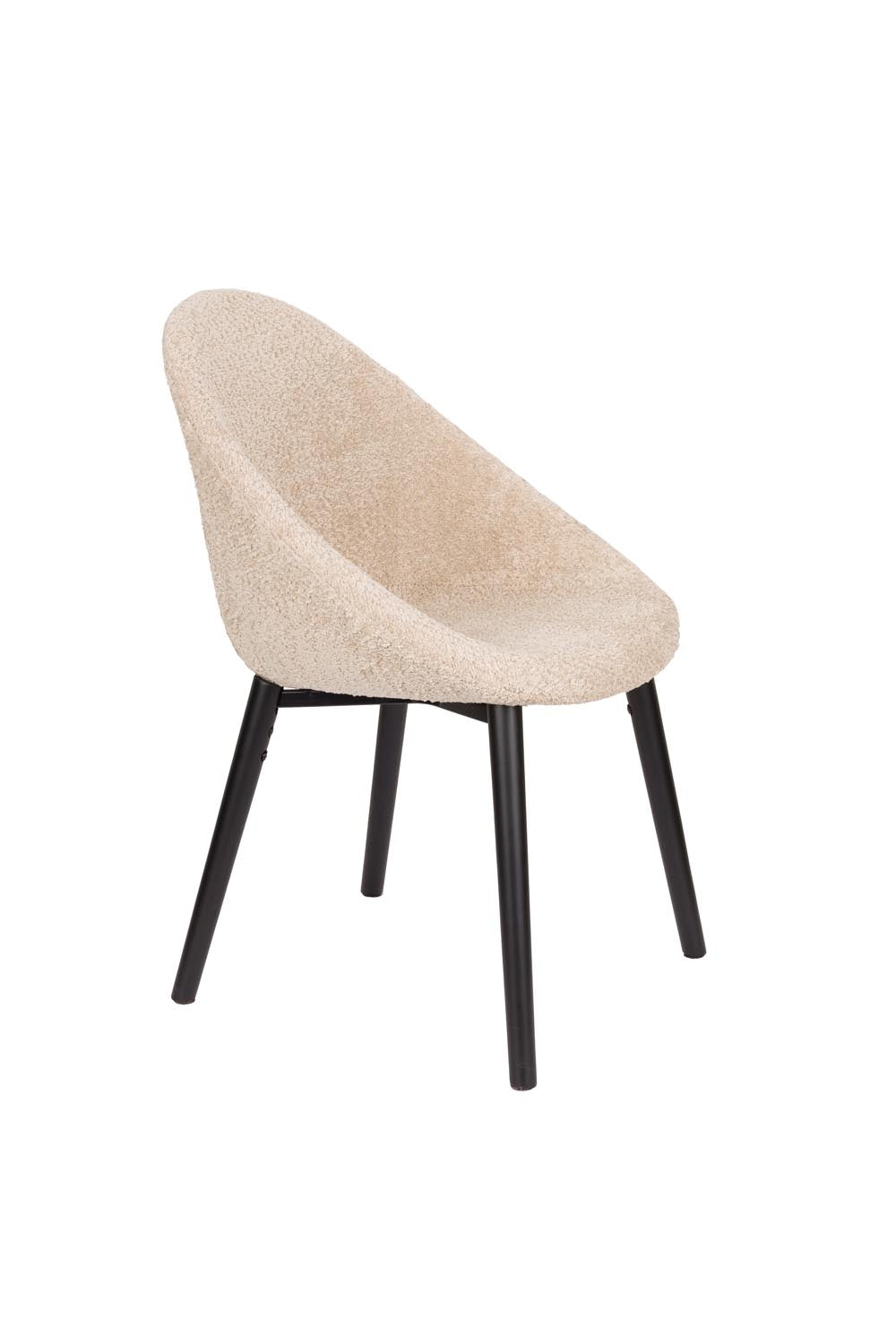 Fenna Stuhl in Beige präsentiert im Onlineshop von KAQTU Design AG. Stuhl ist von Dutchbone