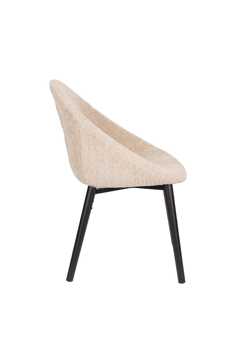 Fenna Stuhl in Beige präsentiert im Onlineshop von KAQTU Design AG. Stuhl ist von Dutchbone