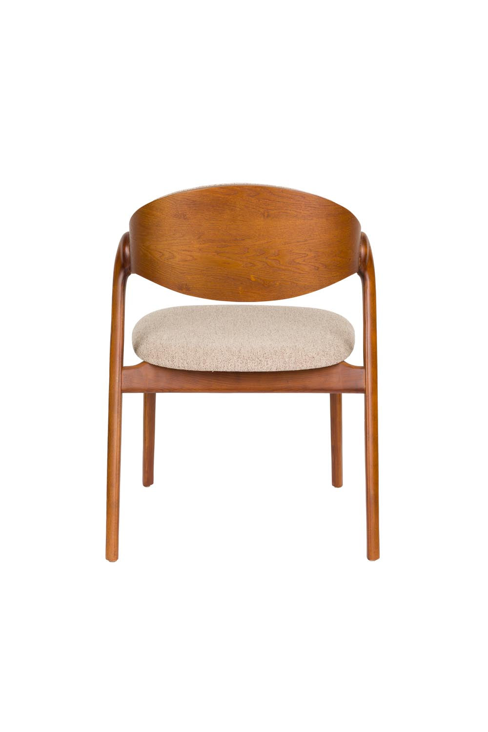 Eleganter Babington Stuhl: Samtige Eleganz mit stabiler Bauweise.