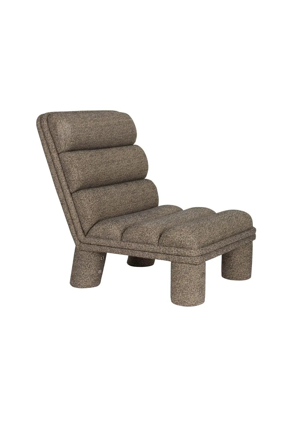 Eleganter Dutchbone Fern Loungesessel: Komfort, Polyesterbezug, Holzbeine, ideal für modernes Wohnen.