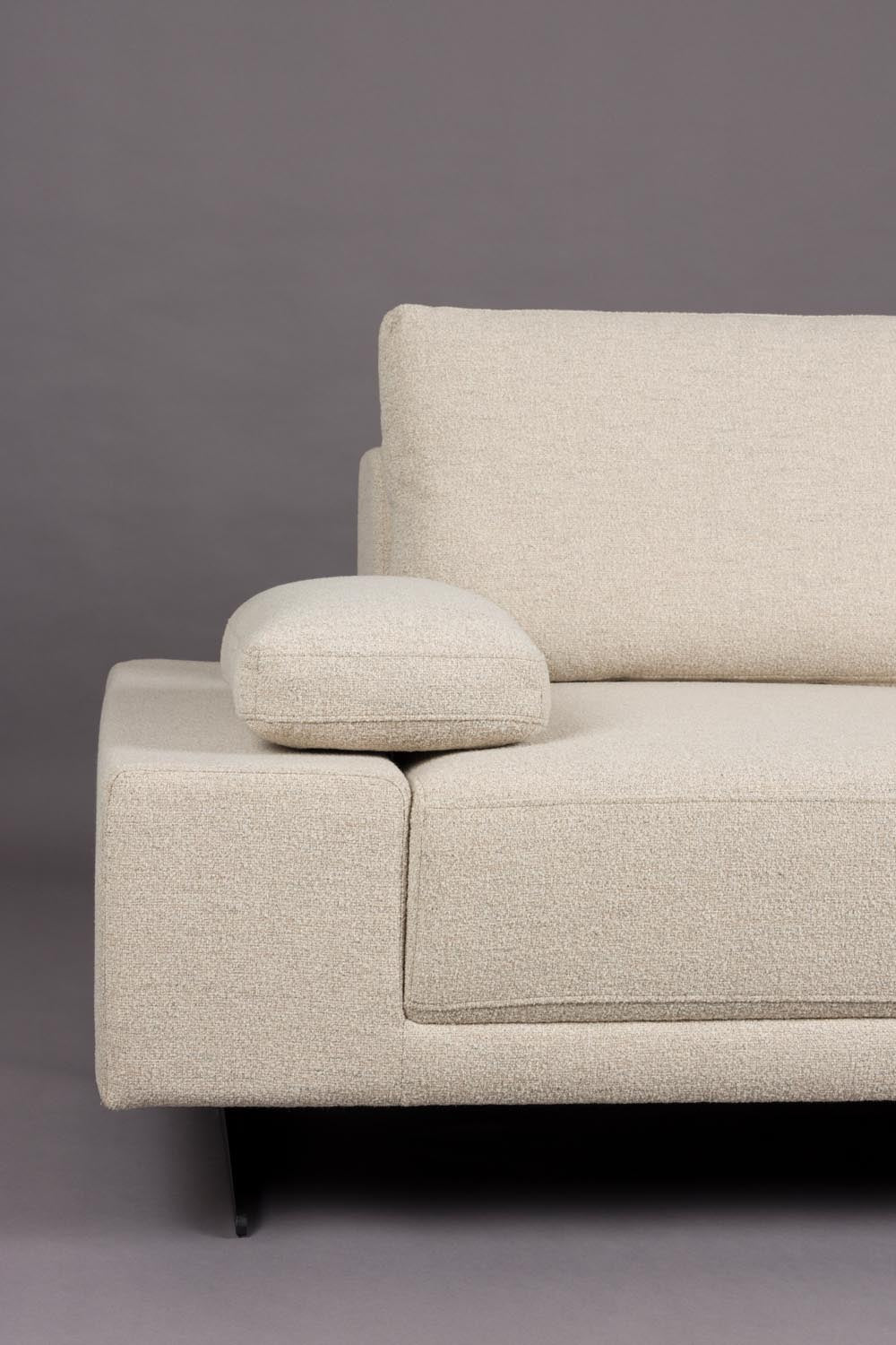 Shelly Sofa Right Chaise Longue in Off-White präsentiert im Onlineshop von KAQTU Design AG. L-Sofa rechts ist von Dutchbone