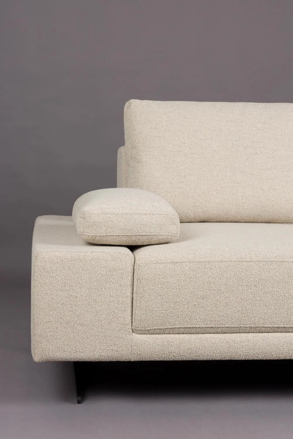 Luxuriöses Dutchbone Shelly Sofa mit rechter Chaise für stilvolles Ambiente.