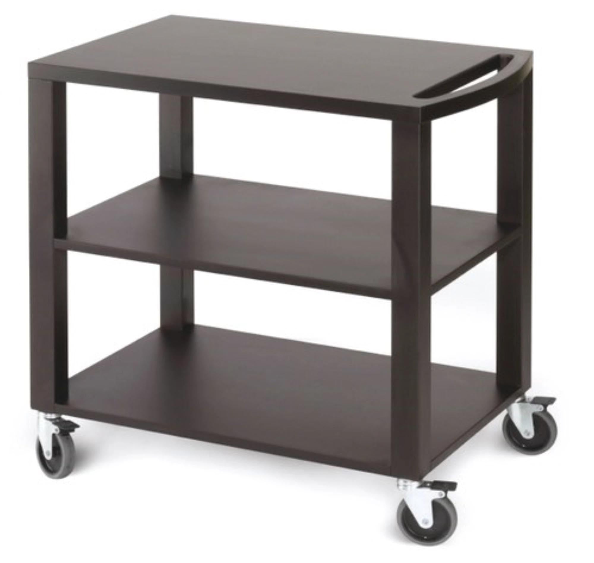 Entdecken Sie den eleganten Gueridon Servierwagen von Pintinox (88x55cm, H66cm) – ideal für Gastronomie, Hotels und Catering. Robustes Holz, pflegeleicht und mobil.