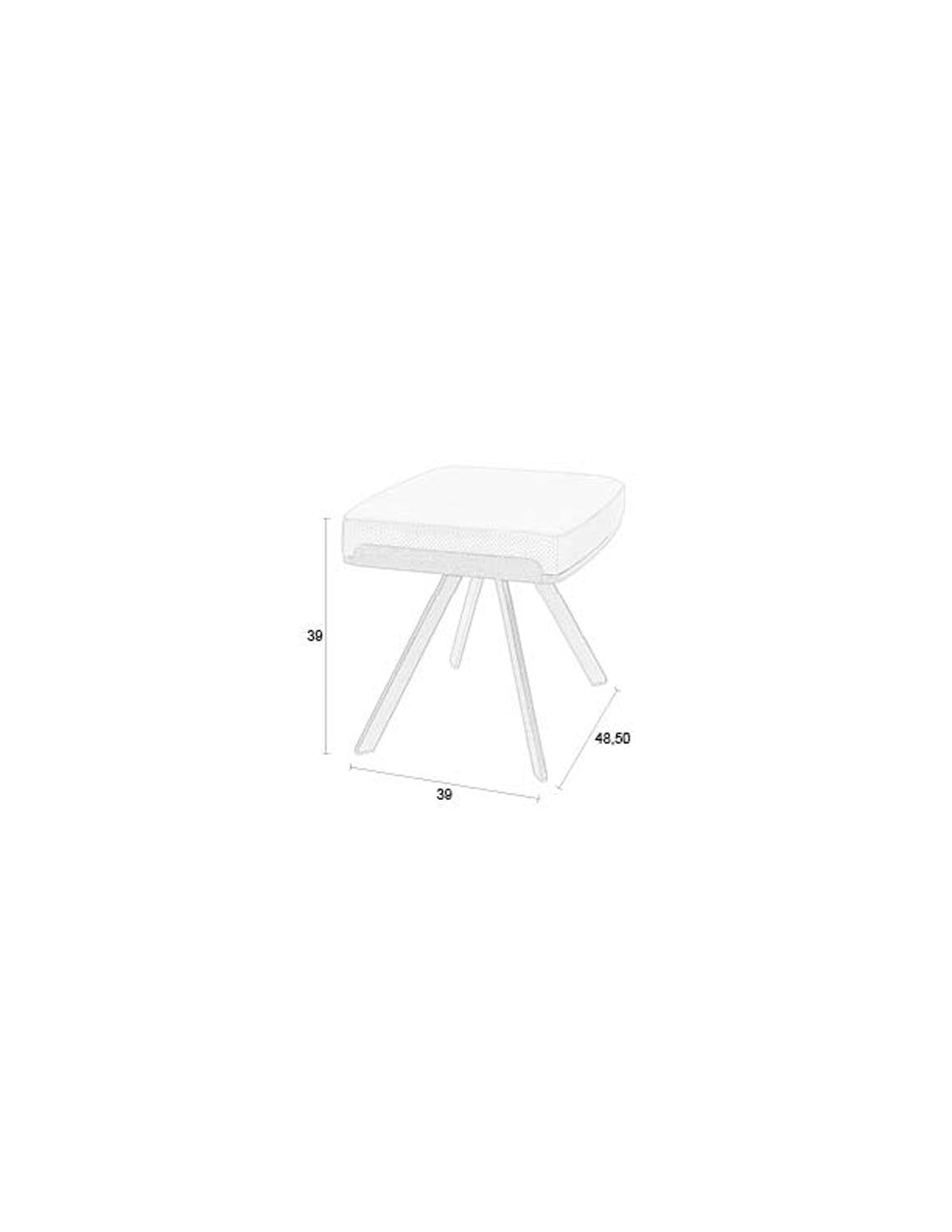 Frie Hocker in  präsentiert im Onlineshop von KAQTU Design AG. Hocker ist von Zuiver