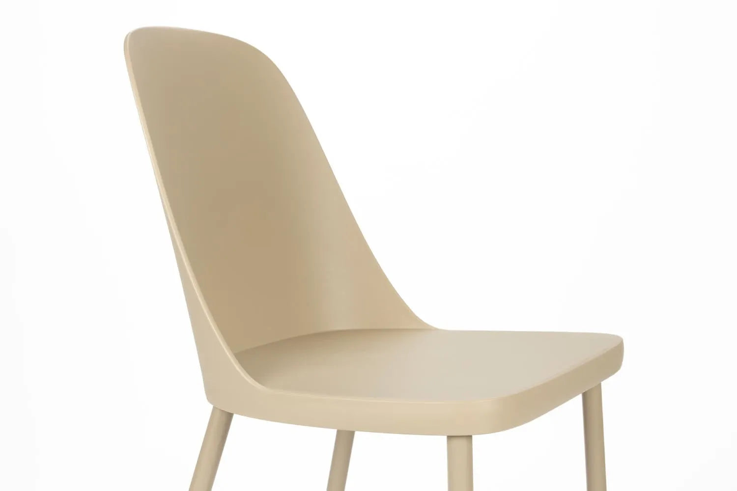 Pip Stuhl All in Beige präsentiert im Onlineshop von KAQTU Design AG. Stuhl ist von White Label Living