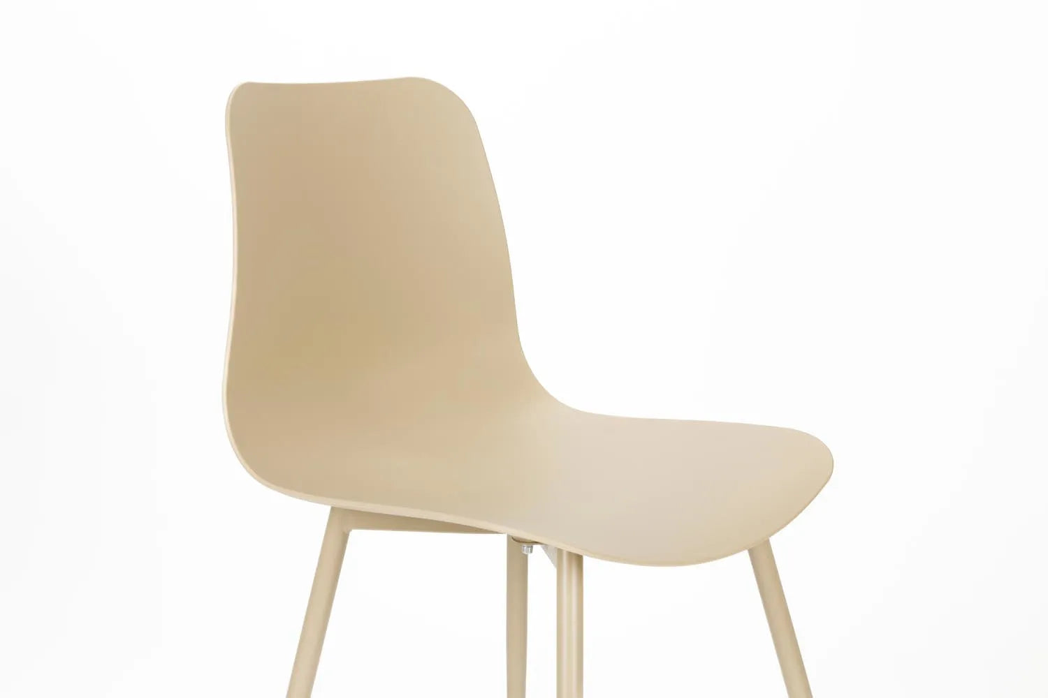 Leon Stuhl in Beige präsentiert im Onlineshop von KAQTU Design AG. Stuhl ist von White Label Living