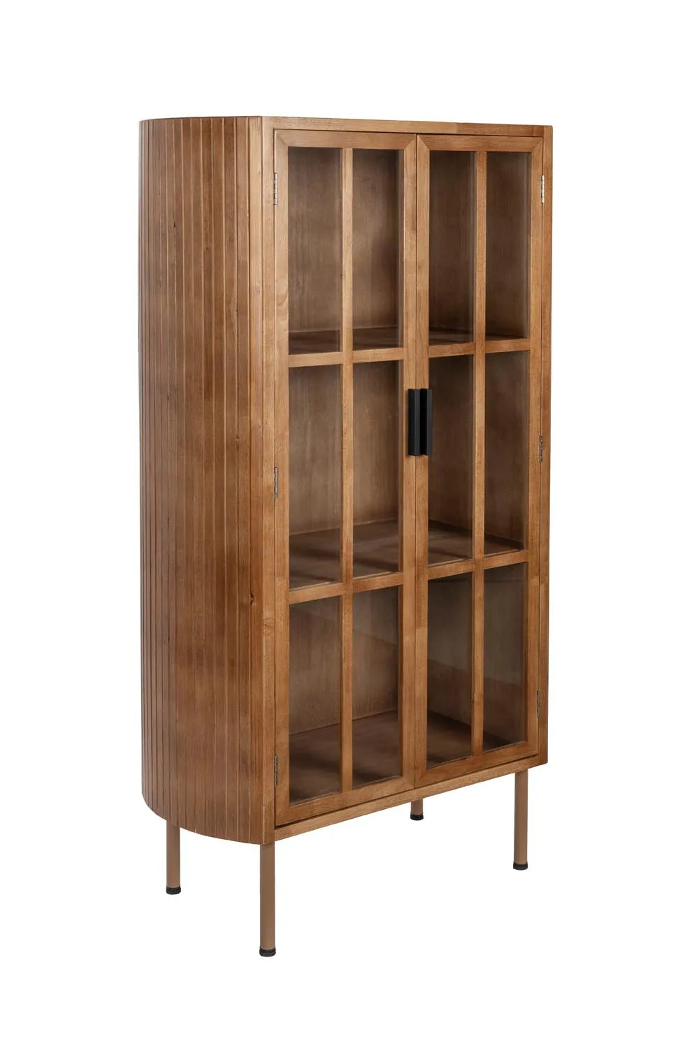 Yaz Cabinet: Modernes Design aus hochwertigem Gummibaumholz.