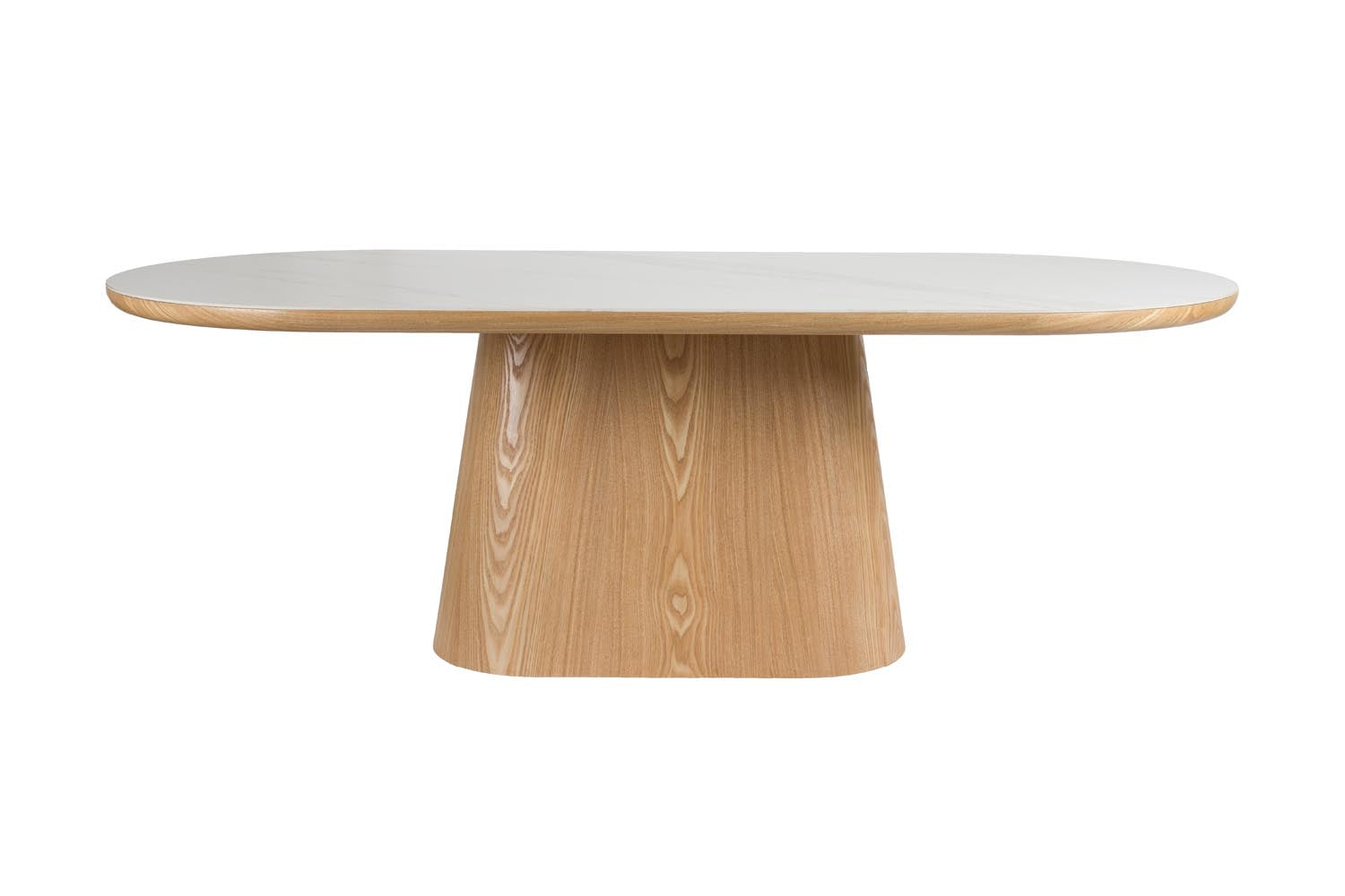 Almira Esstisch Oval in Oak präsentiert im Onlineshop von KAQTU Design AG. Esstisch ist von White Label Living