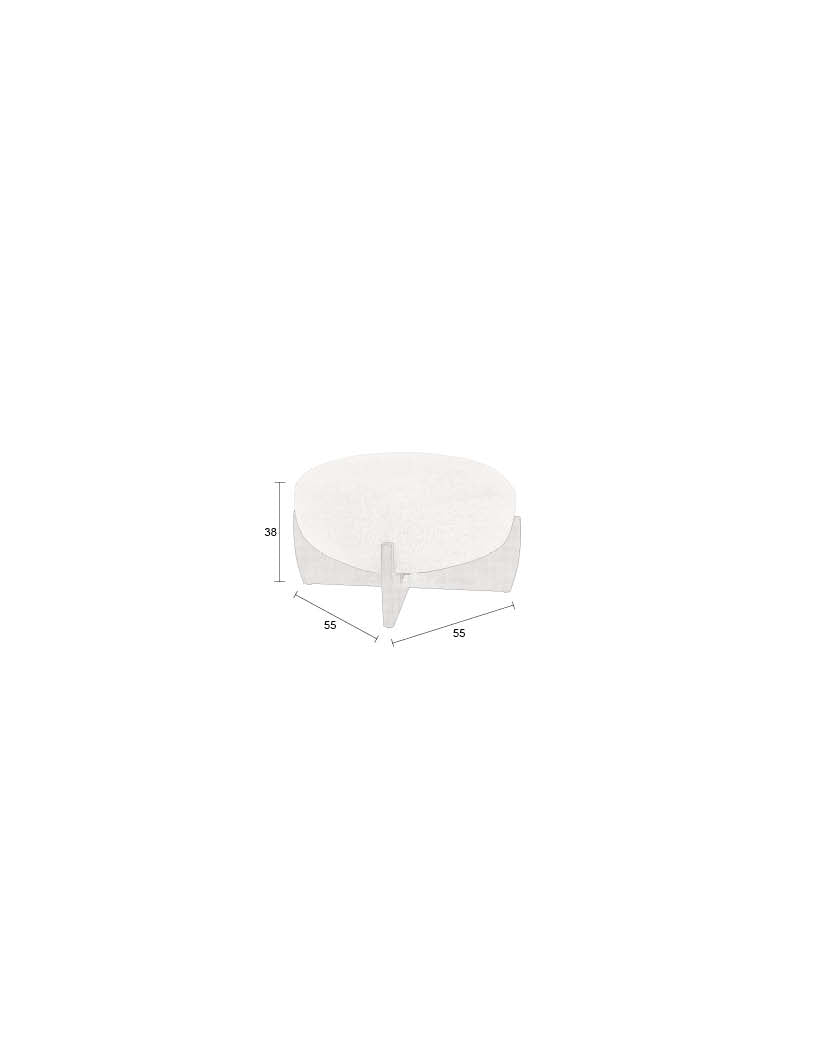 Der Emilius Pouf von Dutchbone besticht durch modernes Design und Funktionalität, ideal als Sitzgelegenheit oder stilvolles Accessoire.