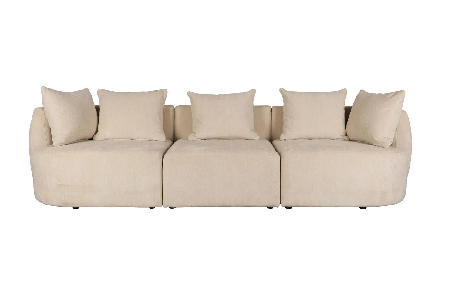 Das Rocca Sofa 4,5-Sitzer von Dutchbone: Stilvolles, modulares Design, inspiriert von der Natur, bietet Komfort und Eleganz.