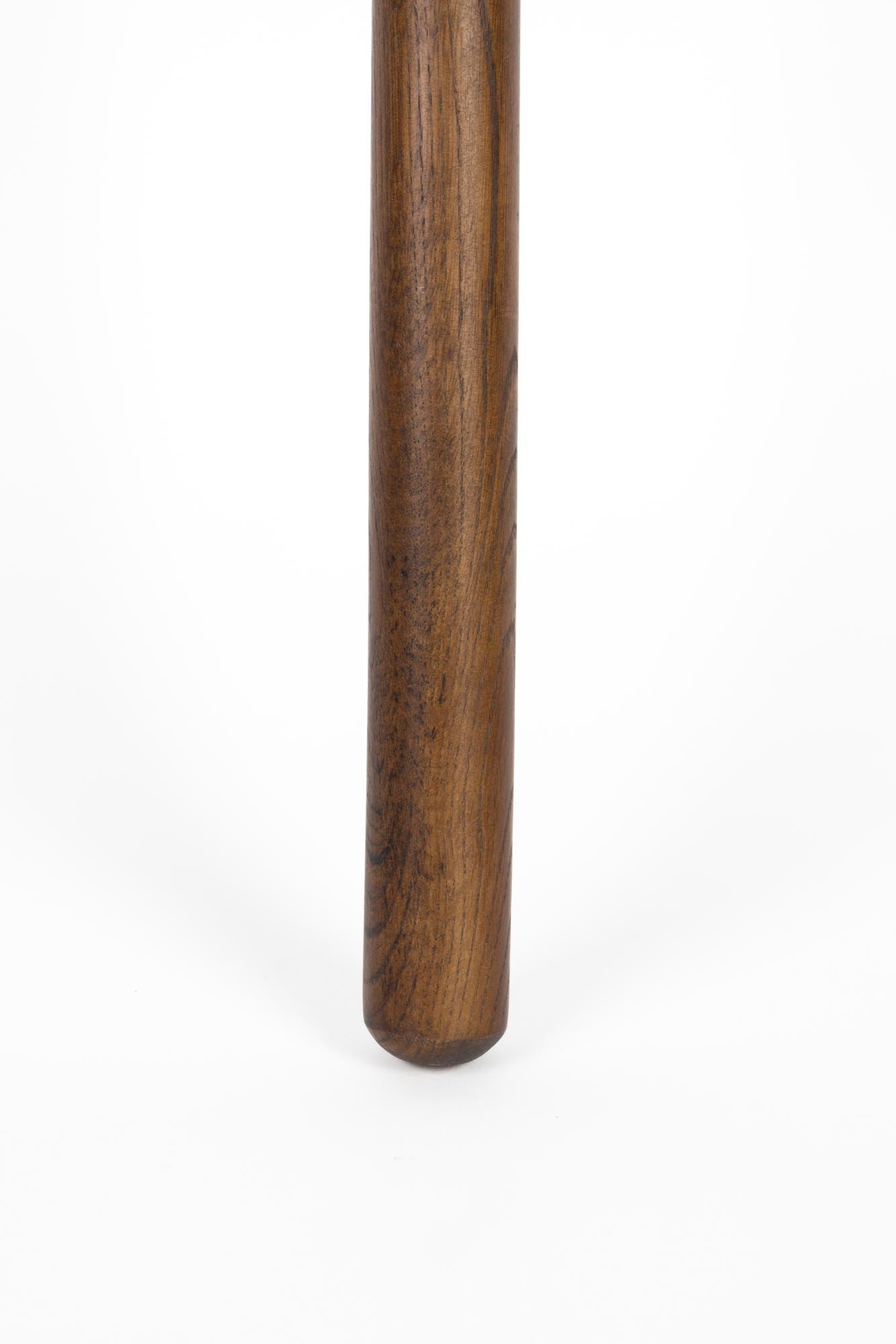Elegante Eichenholzleiter Jhon: Minimalistisch, robust, vielseitig – ideal für stilvolle Ordnung in jedem Raum.