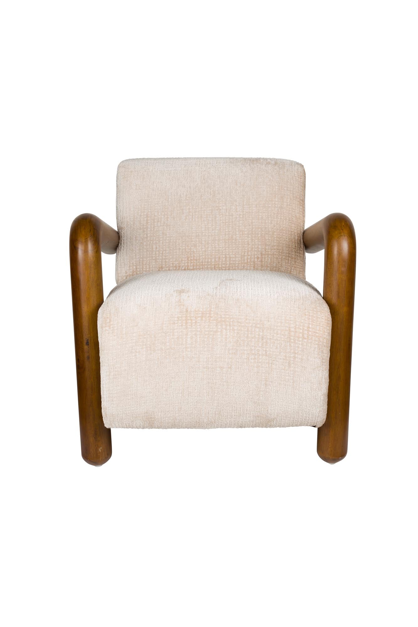 Eleganter Loungesessel Robinson von Dutchbone, mit stilvollem Design und hohem Komfort, ideal für moderne Wohnräume.
