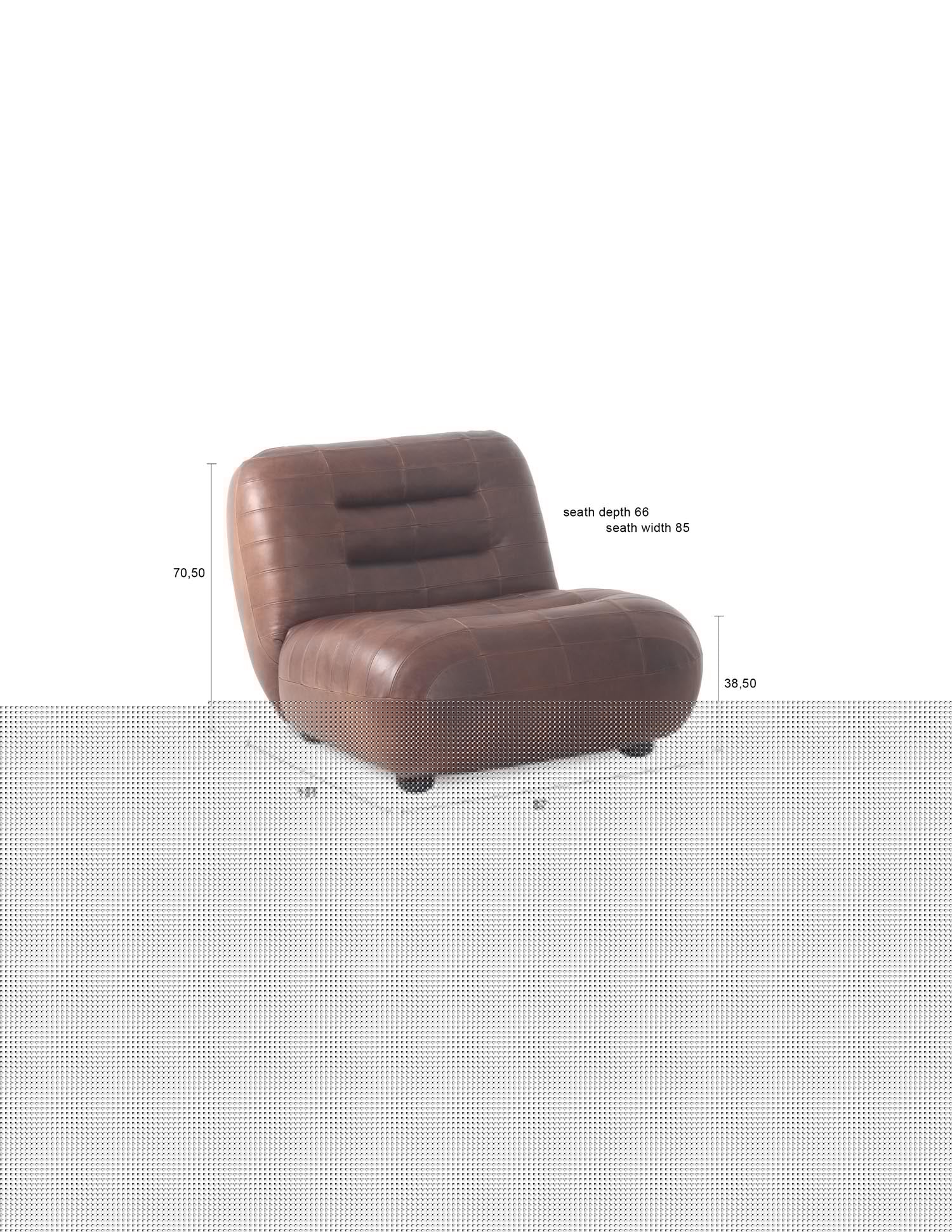 Eleganter Loungesessel Wyatt von Dutchbone, mit stilvollem Design und hohem Komfort, ideal für moderne Wohnräume.