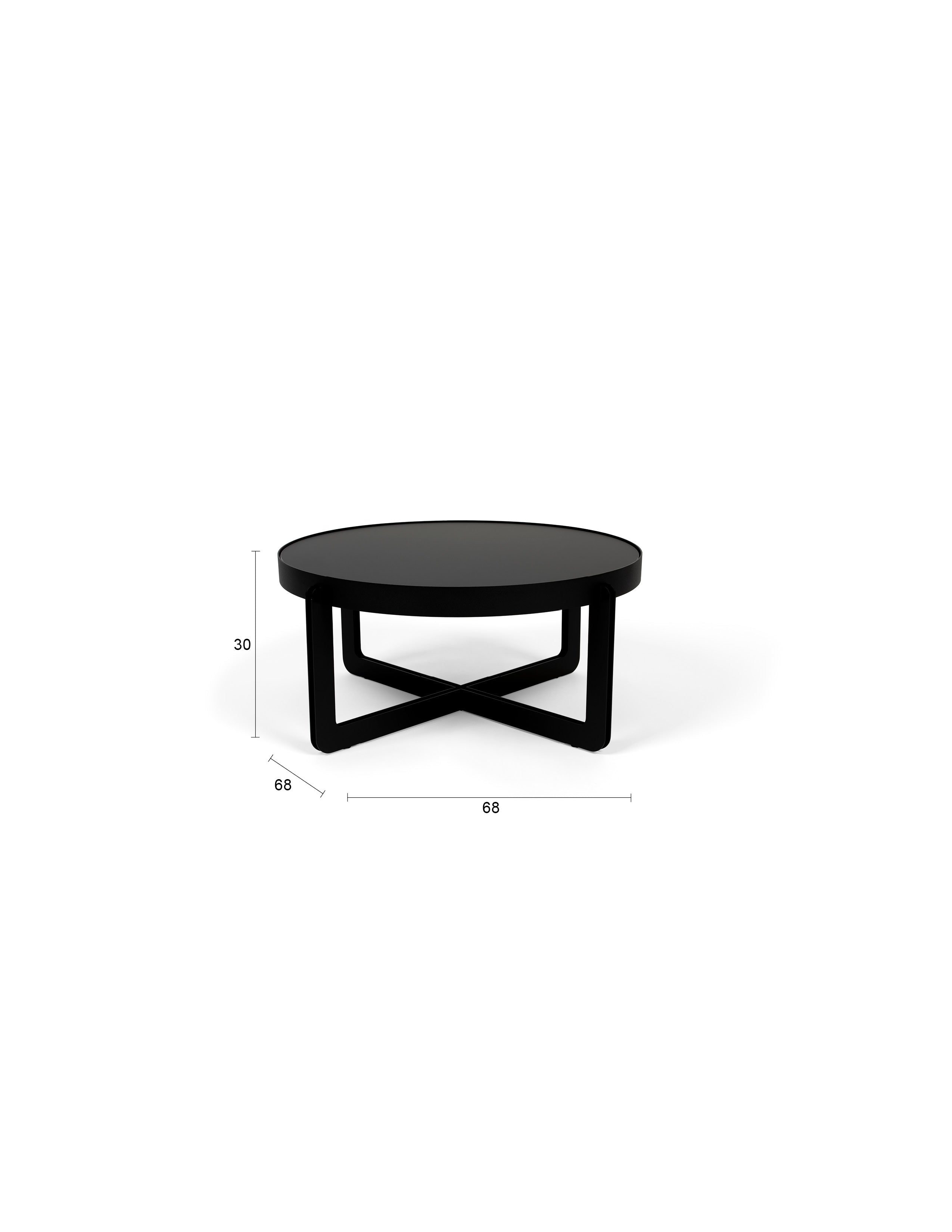 Moderner runder Couchtisch von Zuiver, stilvolles Design, hochwertige Verarbeitung, ideal für zeitgemässe Wohnräume.